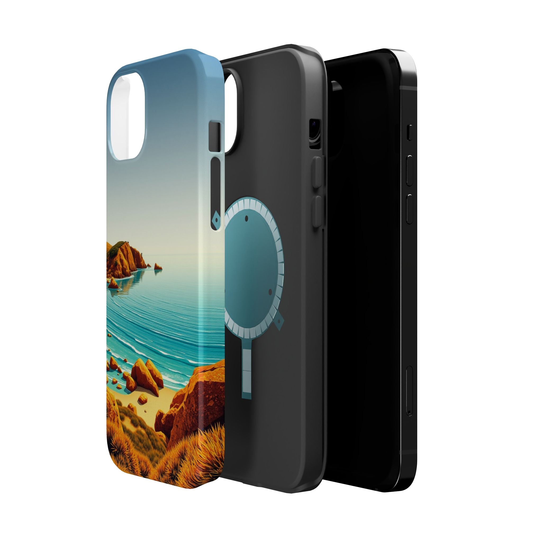 iPhone Mustard And Rust Pebble Beach Slim Everyday iPhone 14 Designer · iPhone C