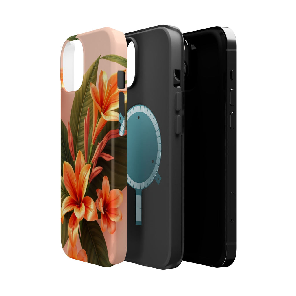 iPhone Tropical Bloom 3D Digital Bold Modern Everyday Snap Case · iPhone Case