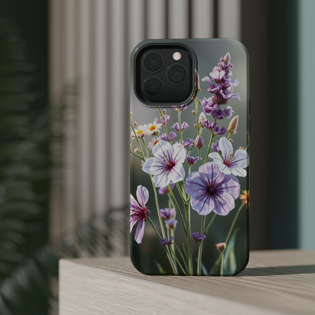 iPhone Wildflower Bunch Enchanted Art Slim Everyday Designer Case · iPhone Case
