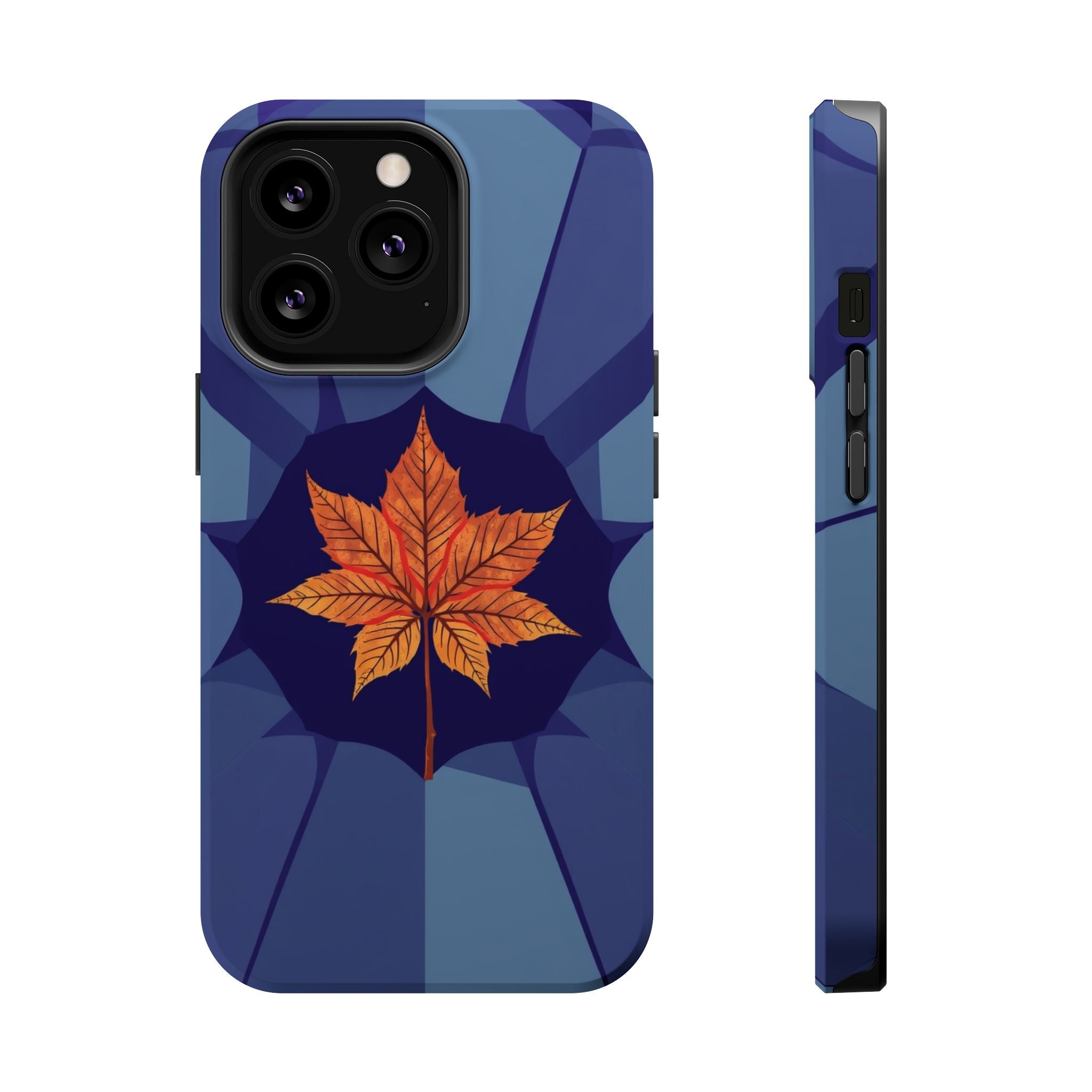 iPhone Autumn Maple Abstract Geometric Slim Everyday Designer Case · iPhone Case