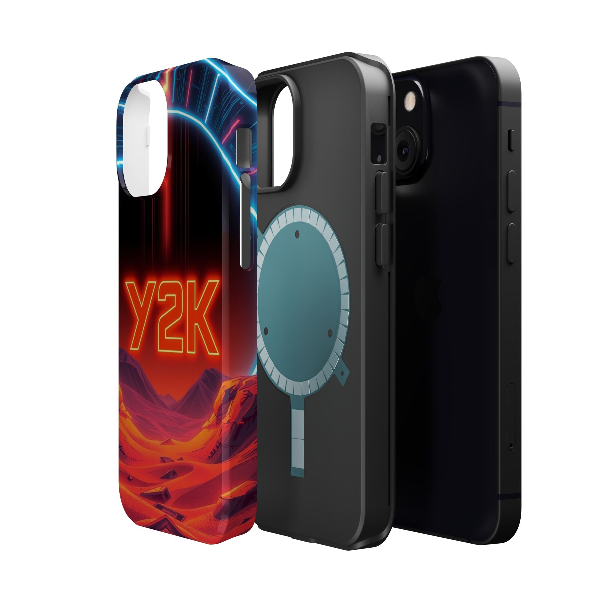 iPhone Y2K Holographic Enchanted Art Slim Everyday Designer Case · iPhone Case