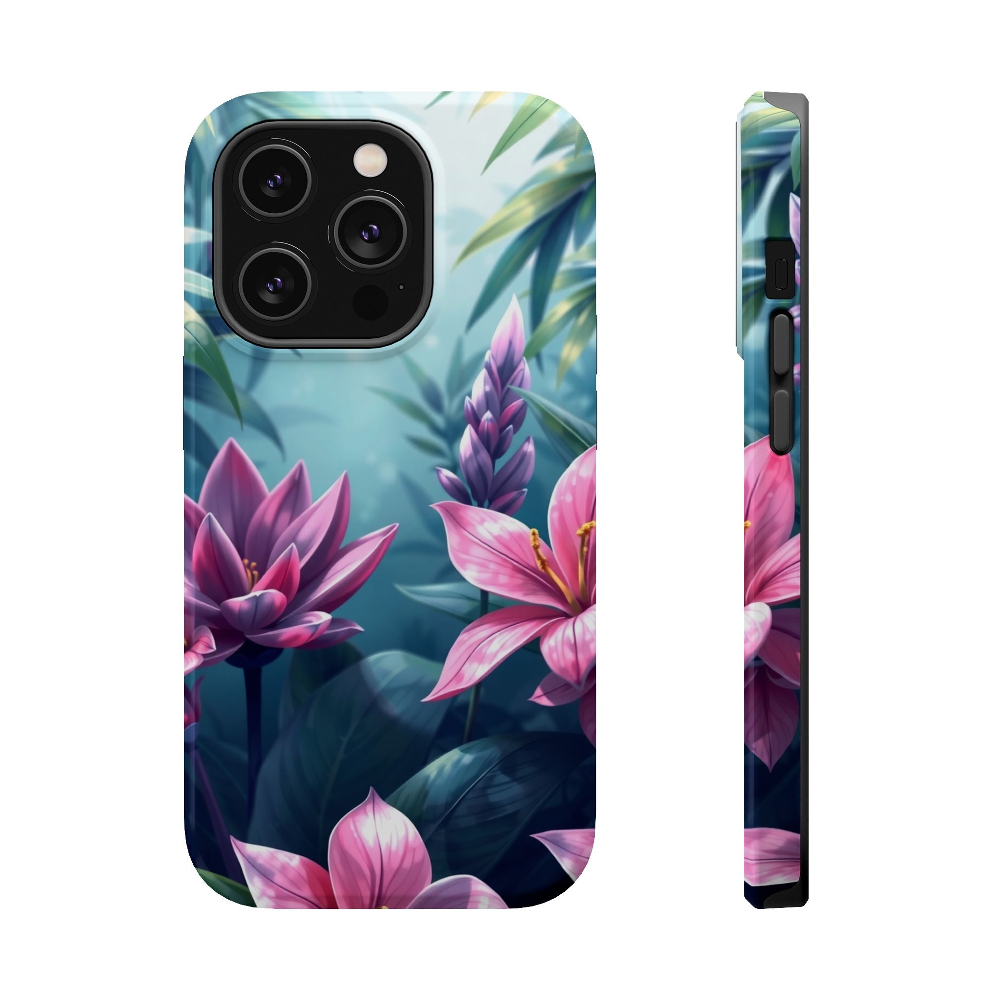 iPhone Indigo And Violet Jungle Floral Slim Everyday Designer Case · iPhone Case