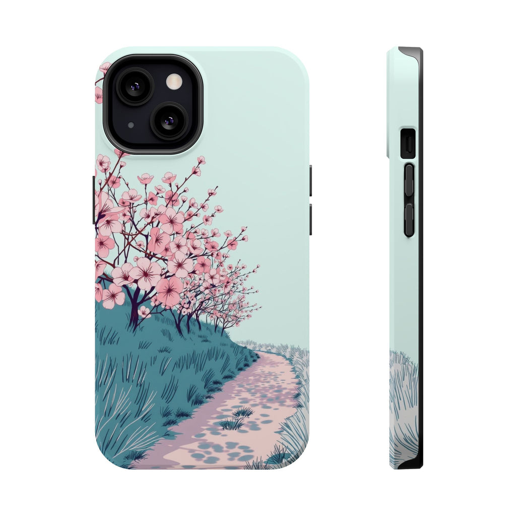 iPhone Radiant Blossom Trail Design Slim Everyday Designer Case · iPhone Case