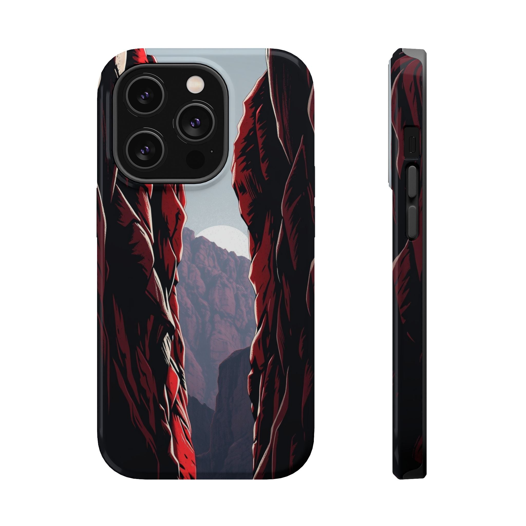 iPhone Serene Canyon Wall Design Bold Modern Everyday Snap Case · iPhone Case