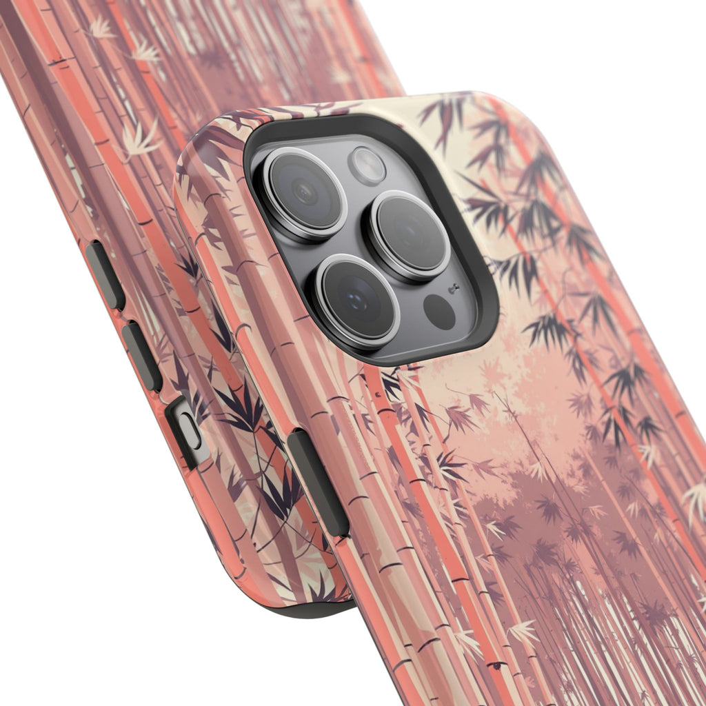 iPhone Rose Pink And Cream Bamboo Grove Slim Everyday iPhone 19 · iPhone Case