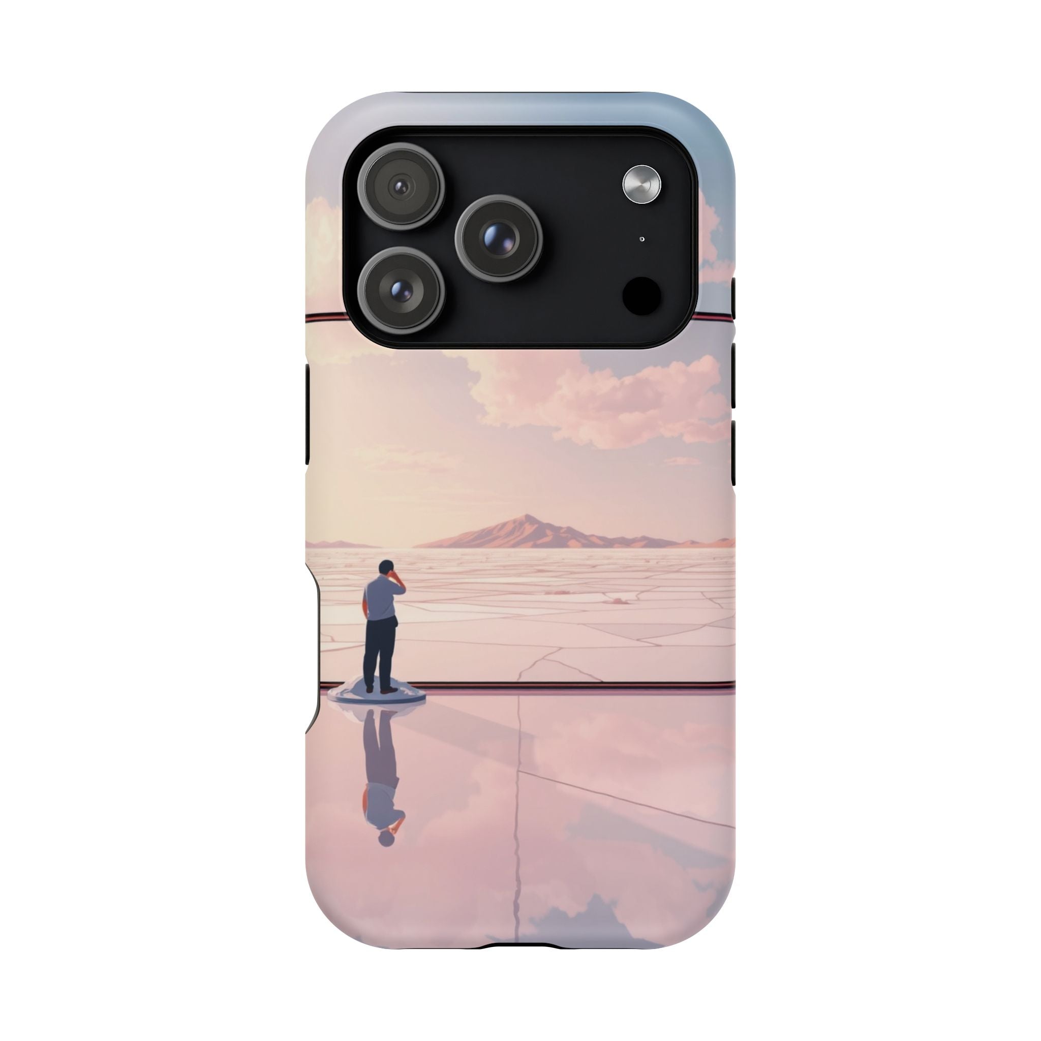 iPhone Salt Flat Mirror Stained Glass Slim Everyday Designer Case · iPhone Case