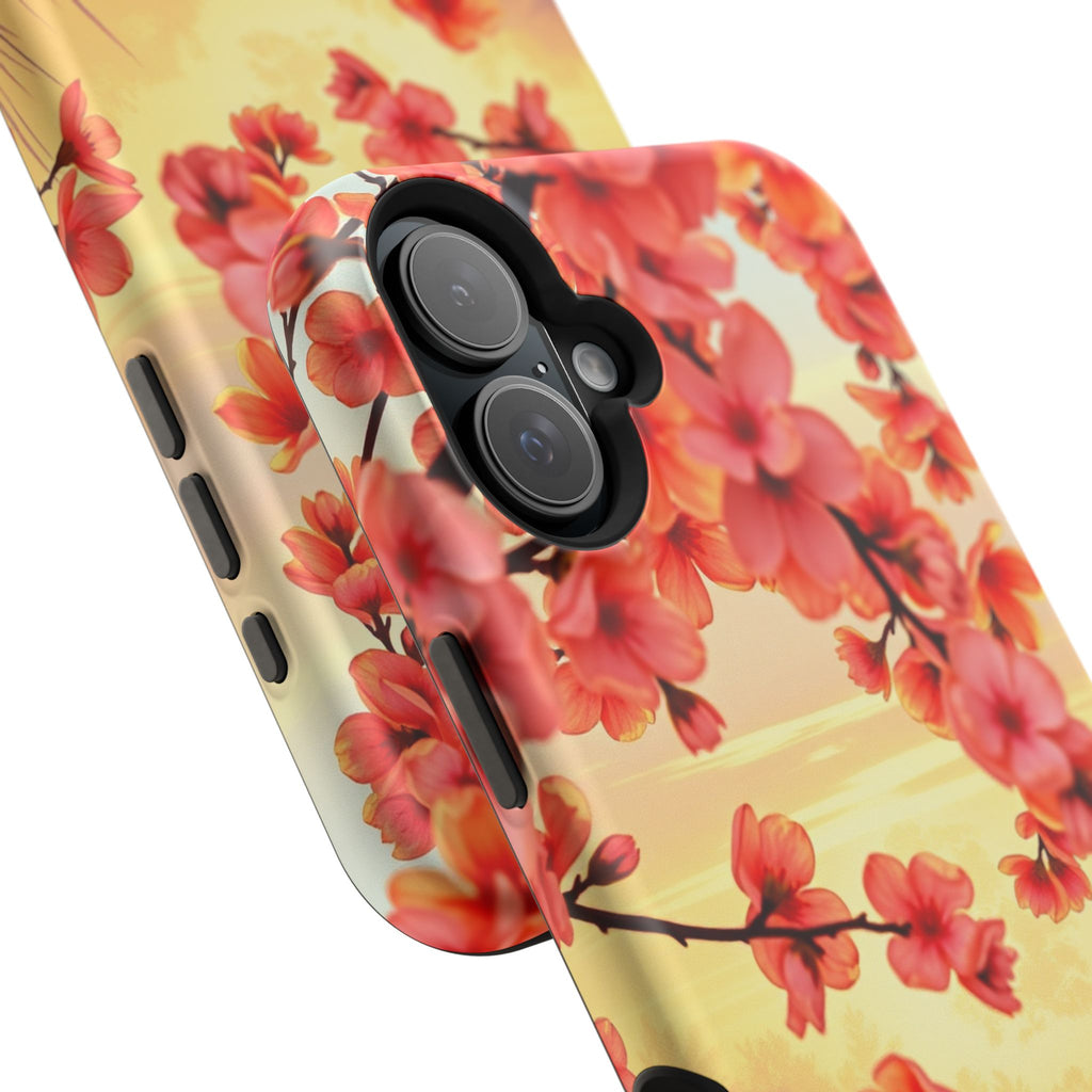 iPhone Sunset Amber And Peach Blossom Trail Slim Snap Cas Carry Case · iPhone Ca