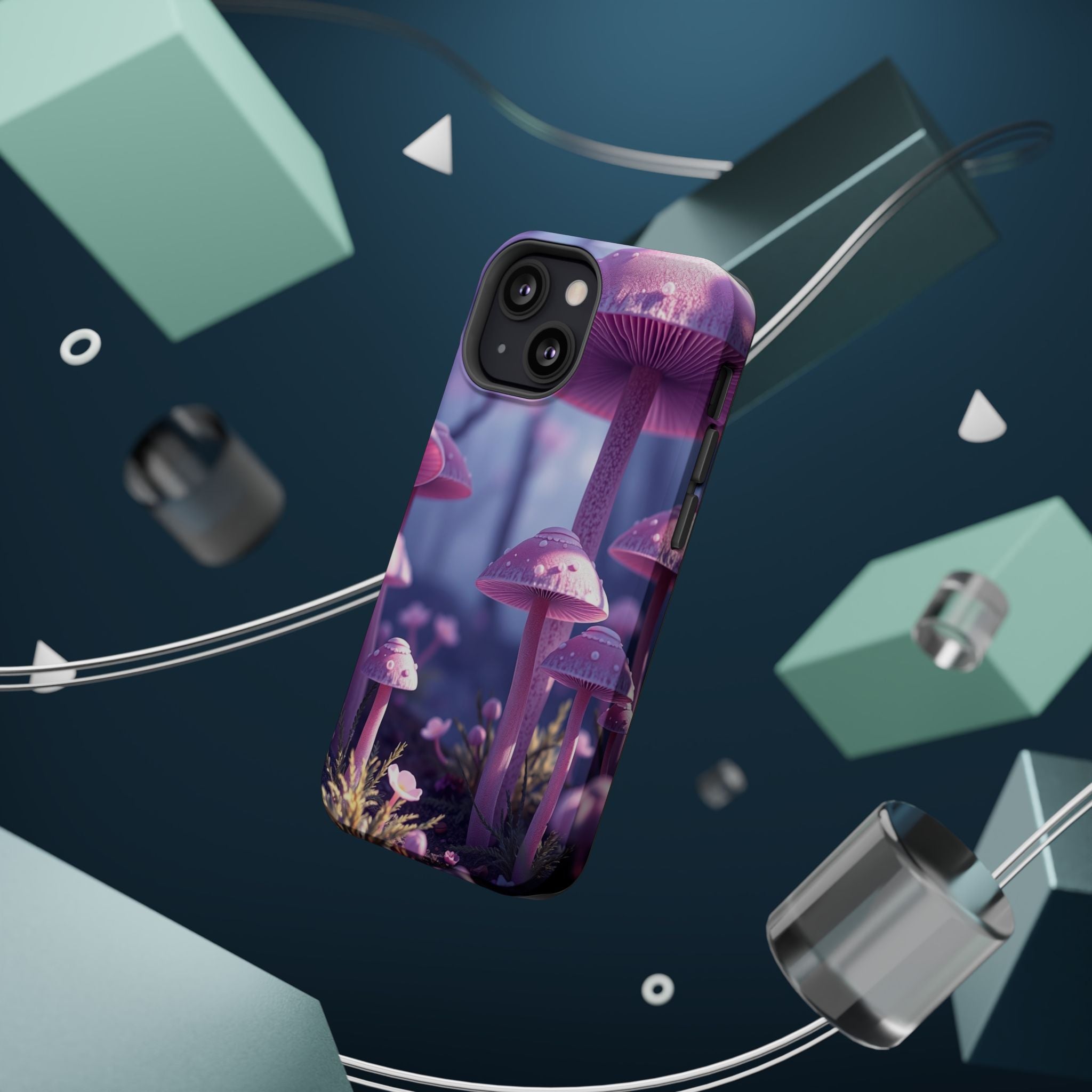 iPhone Mushroom Forest Dreamy Ethereal Slim Everyday Designer Case · iPhone Case