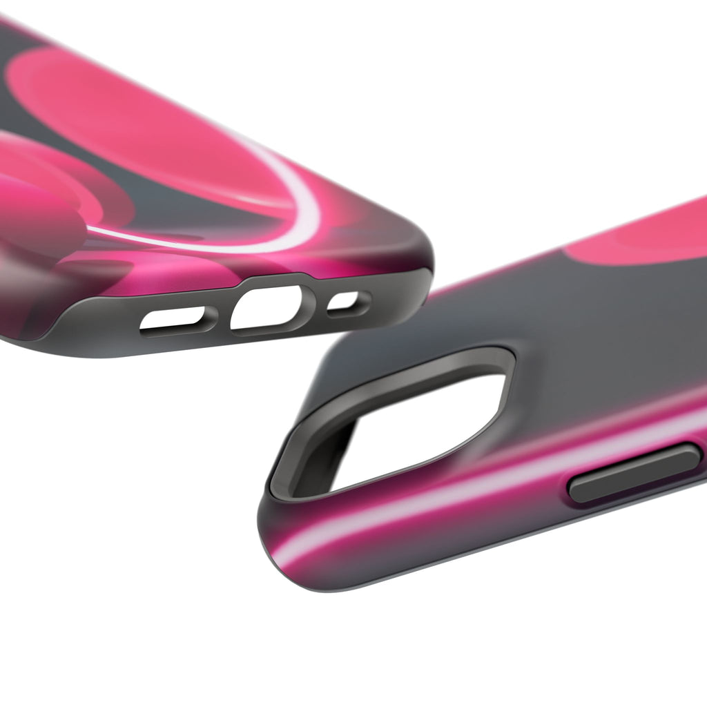iPhone 1960s Mod Circles Neon Cyberpunk Slim Everyday Designer Case · iPhone Cas