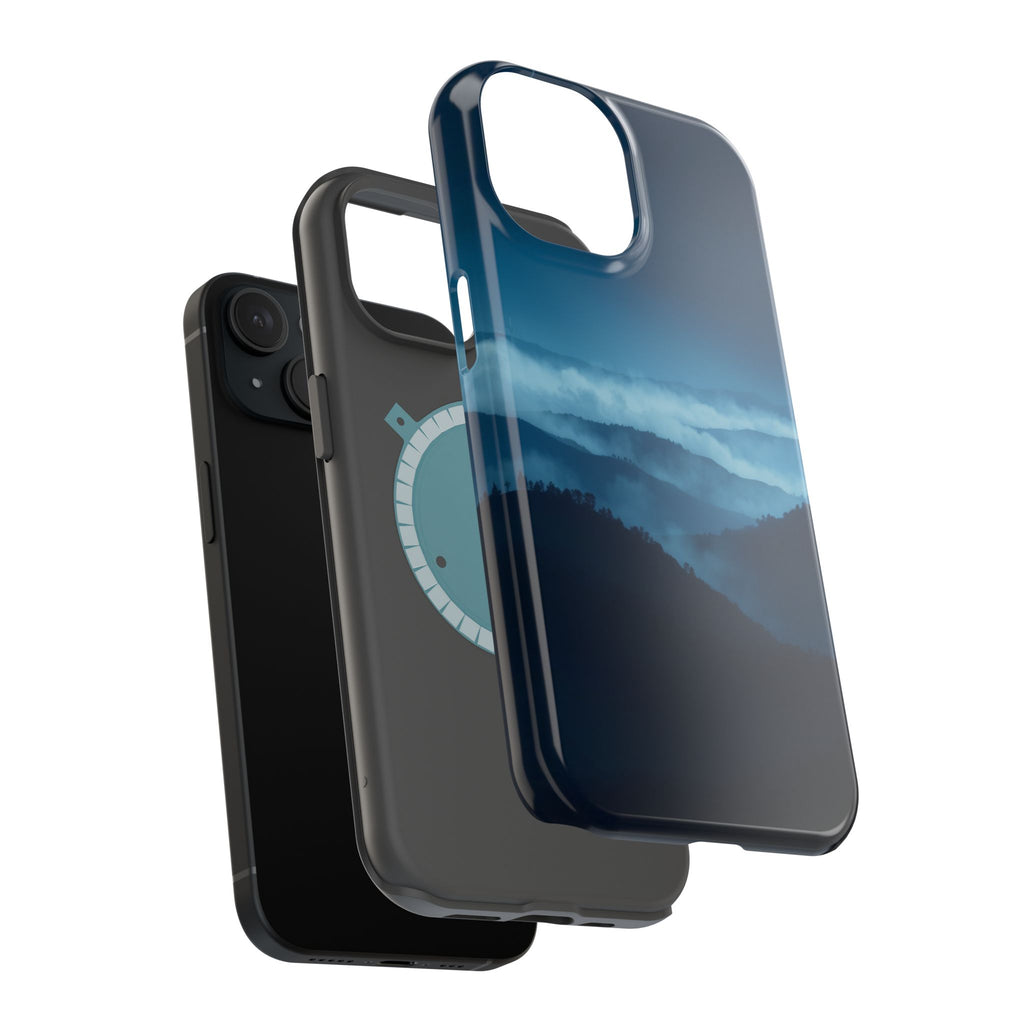 iPhone Earthy Fog Rolling Over Hills Design Slim iPhone Everyday · iPhone Case