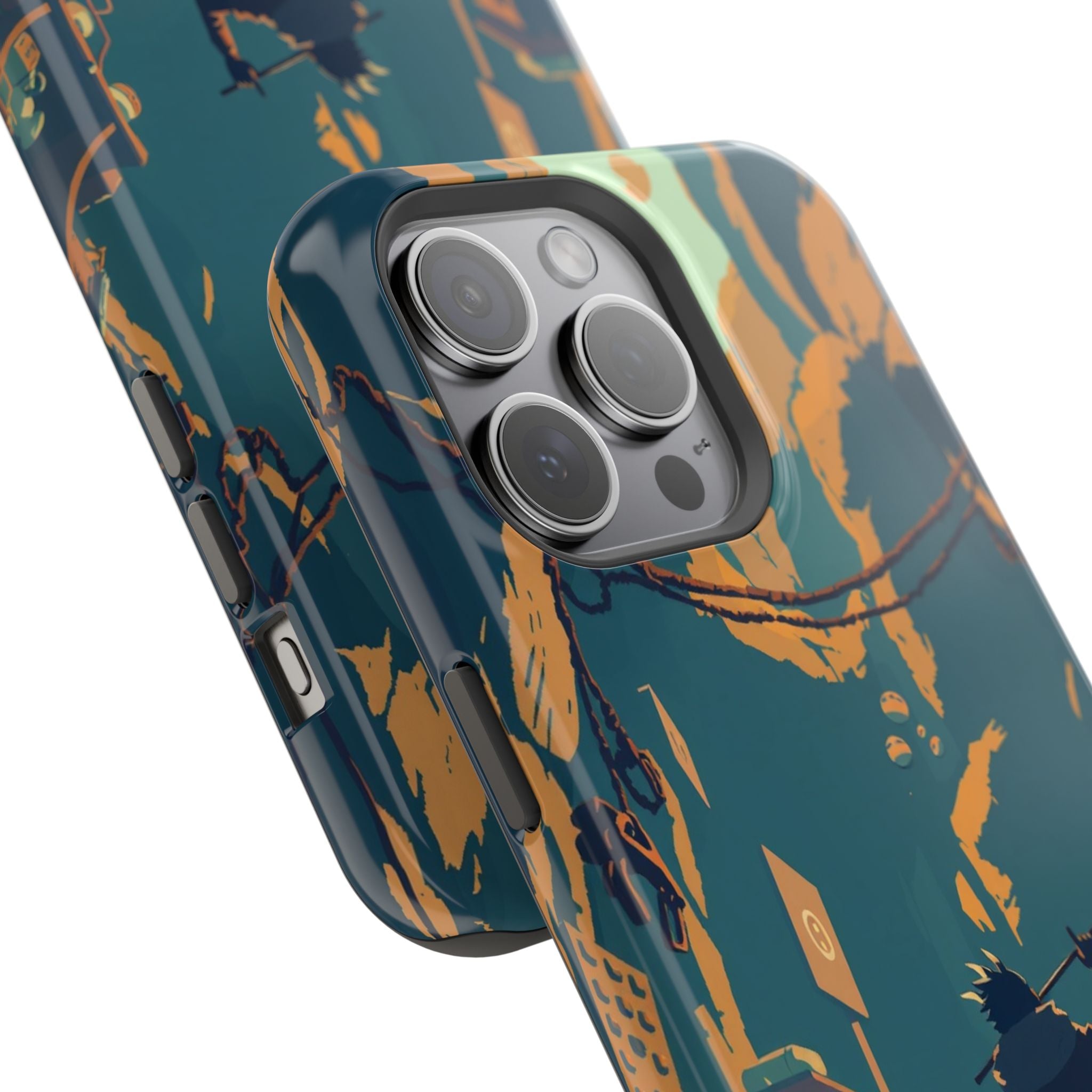 iPhone Mustard And Rust Unhinged in a Cute Way Soft Finish Everyday Case · iPhon