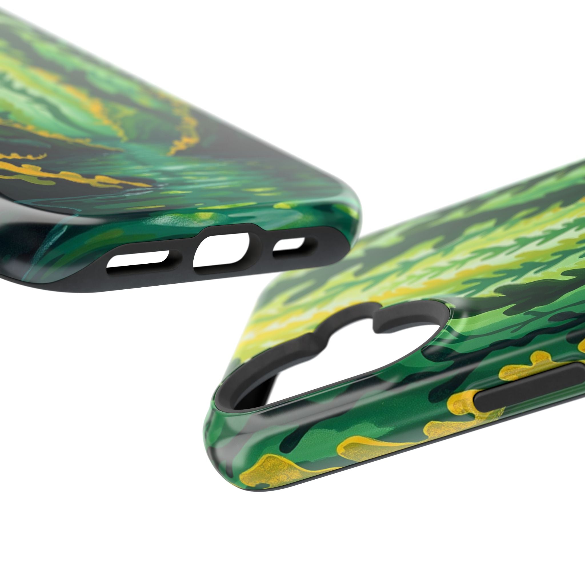 iPhone Kelp Forest Oil Painting Impressionist Slim iPhone Everyday · iPhone Case