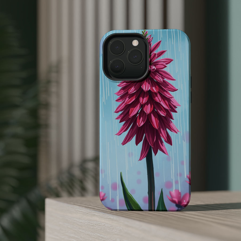 iPhone Cyan And Magenta Spring Shower Bloom Slim iPhone Everyday · iPhone Case