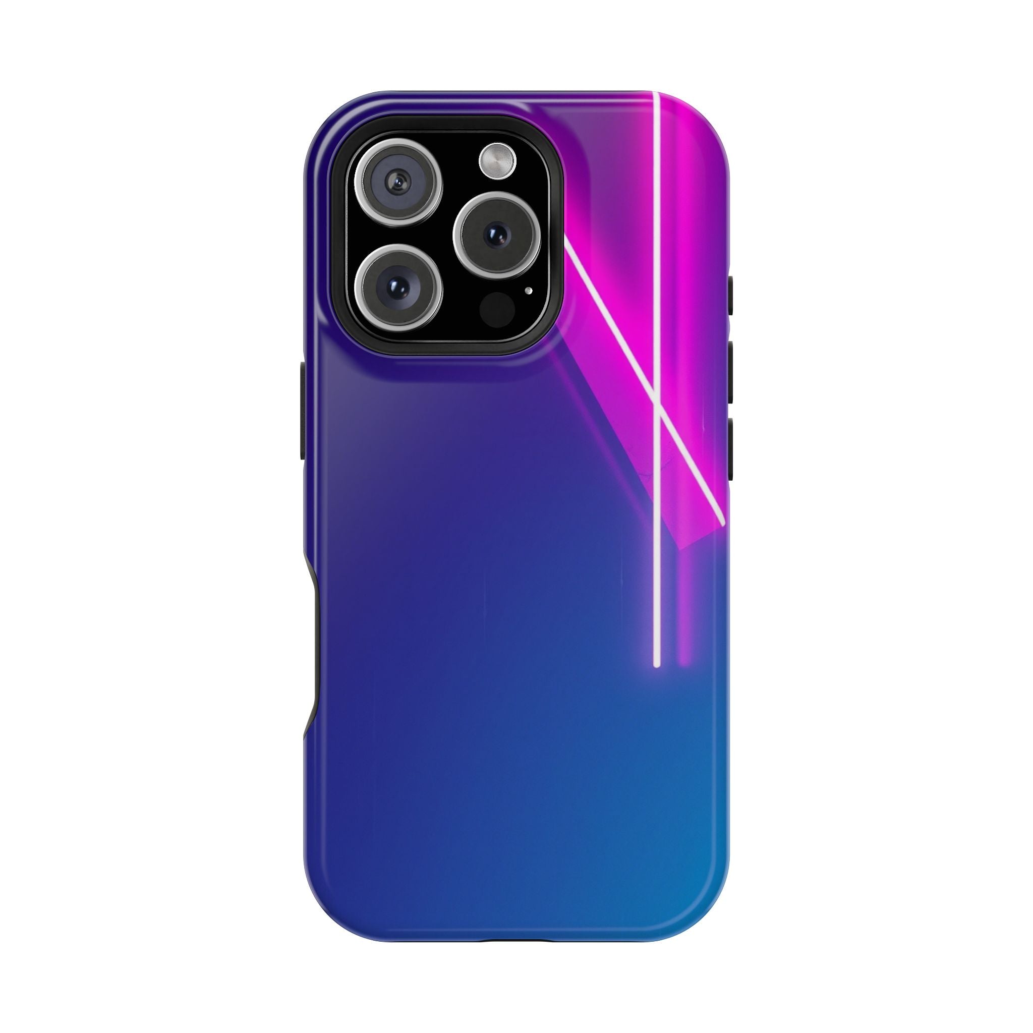 iPhone 1990s Geometric Neon Electric Art Slim Everyday Designer Case · iPhone Ca