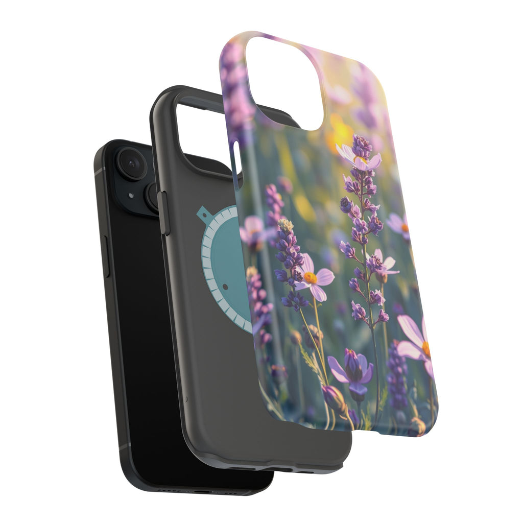iPhone Lavender And Pearl Wildflower Field Slim iPhone Everyday · iPhone Case
