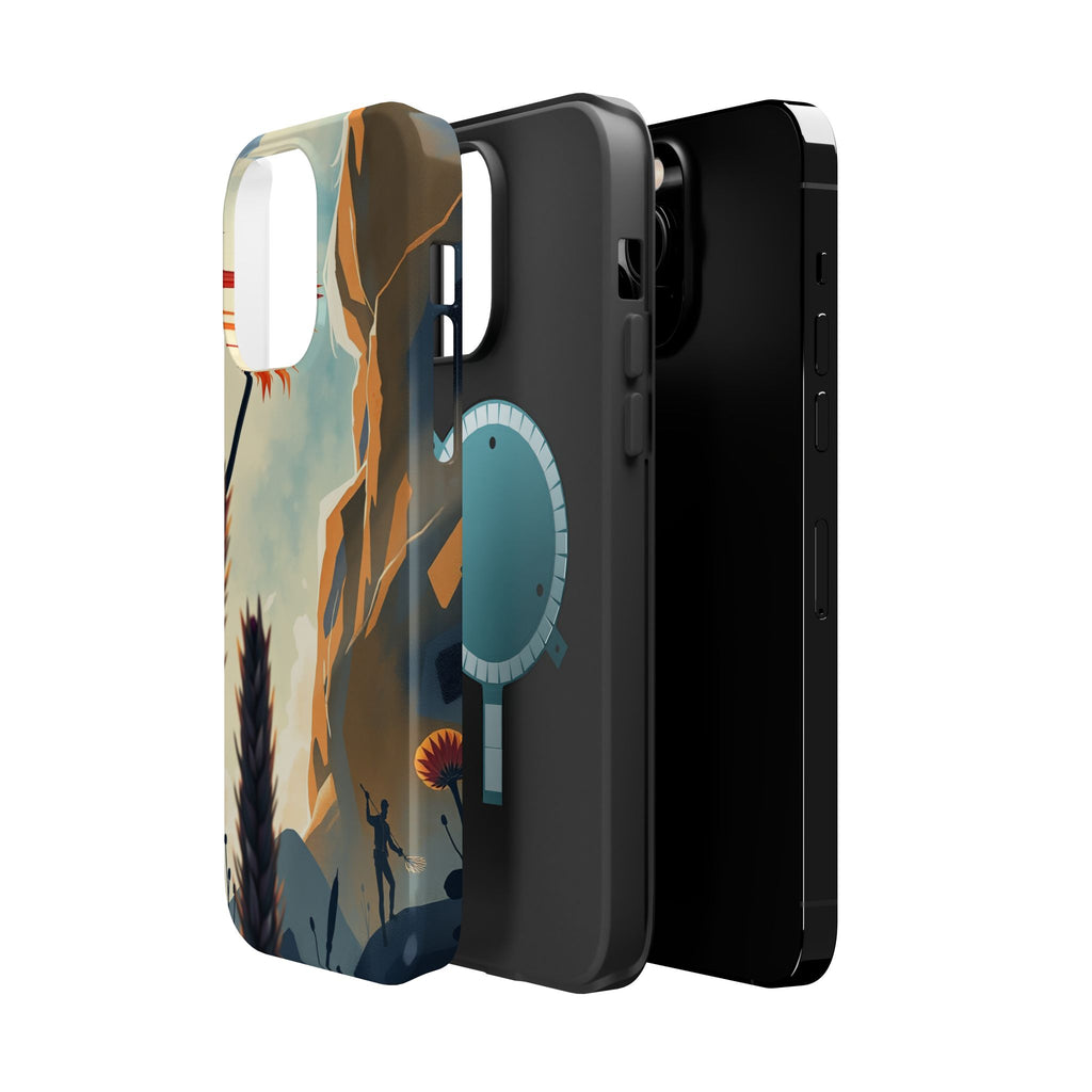 iPhone Bud Burst Vibrant Watercolor Artistic Everyday Cas Slim Snap Case · iPhon