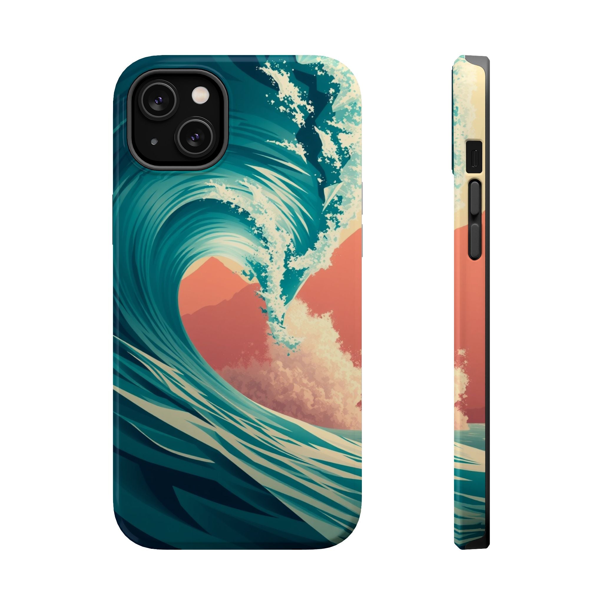iPhone Ocean Wave Crash Cinematic Art Slim Everyday Designer Case · iPhone Case