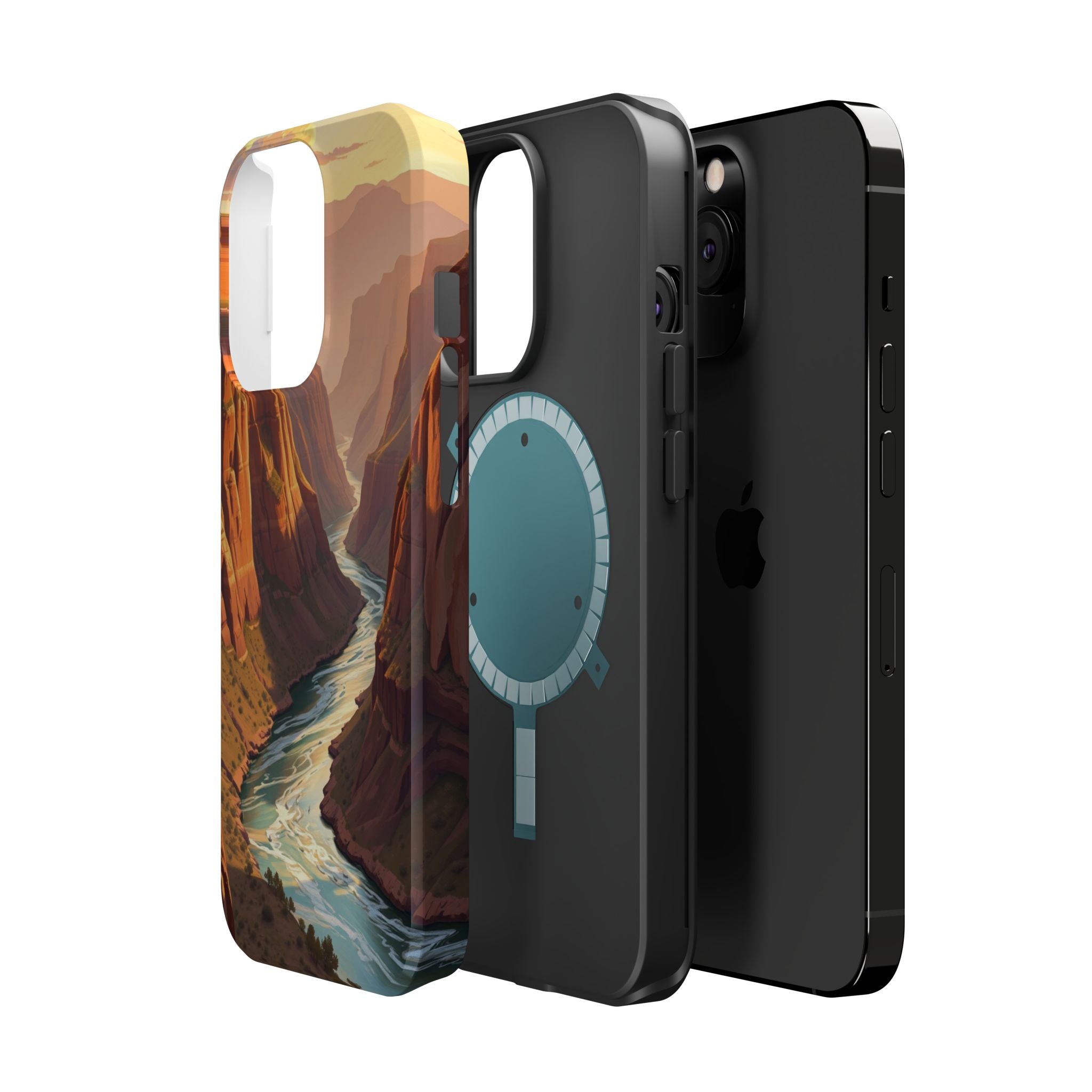 iPhone River Canyon Mystic Art Slim Everyday Designer Case · iPhone Case