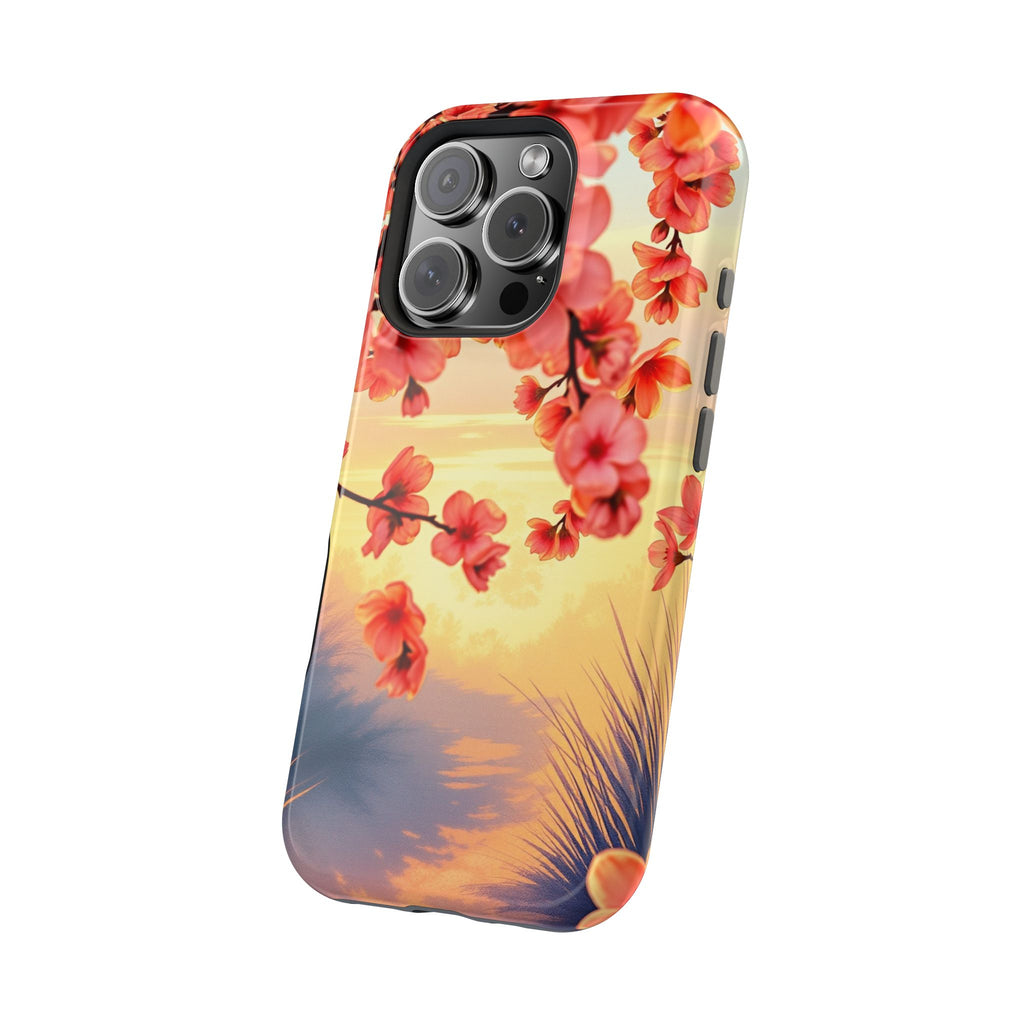 iPhone Sunset Amber And Peach Blossom Trail Slim Snap Cas Carry Case · iPhone Ca