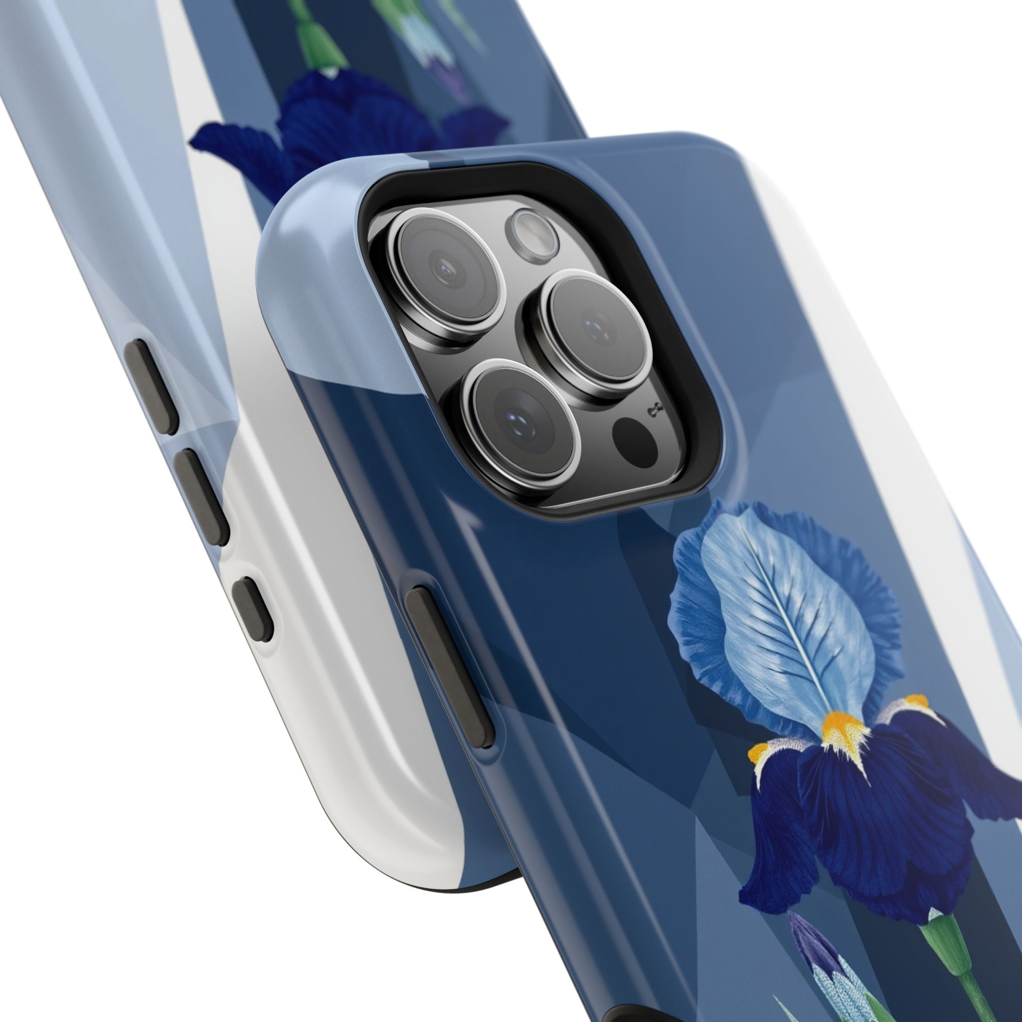 iPhone Earthy Iris Garden Design Bold Modern Everyday Snap Case · iPhone Case