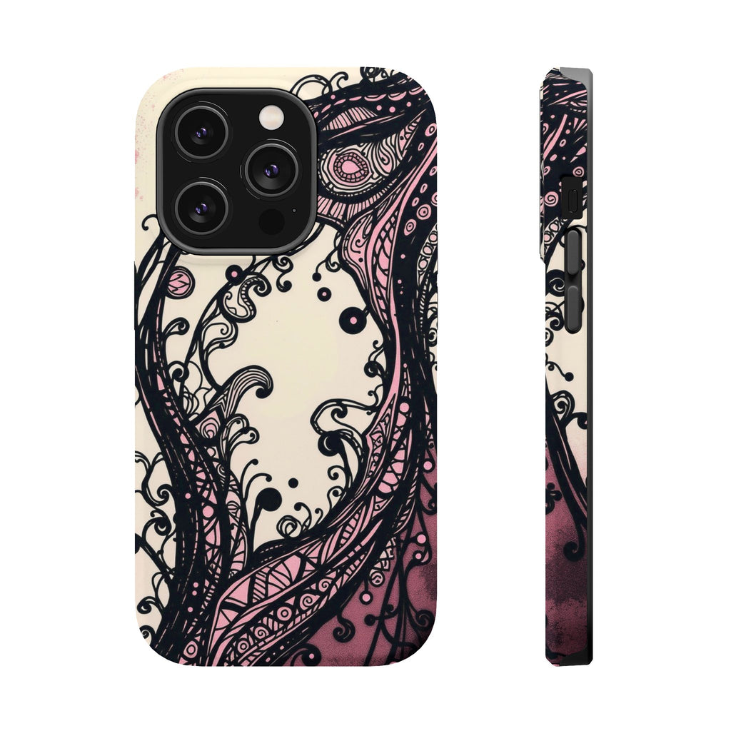iPhone Radiant Zentangle Flow Design Slim Everyday Designer Case · iPhone Case