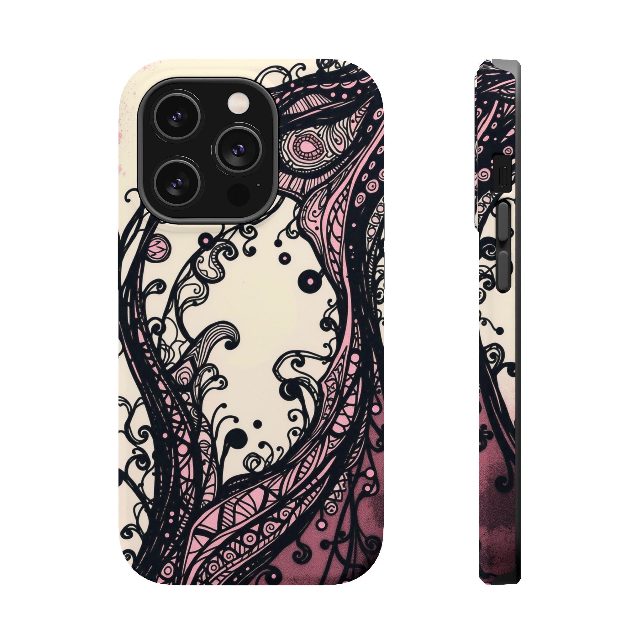 iPhone Radiant Zentangle Flow Design Slim Everyday Designer Case · iPhone Case