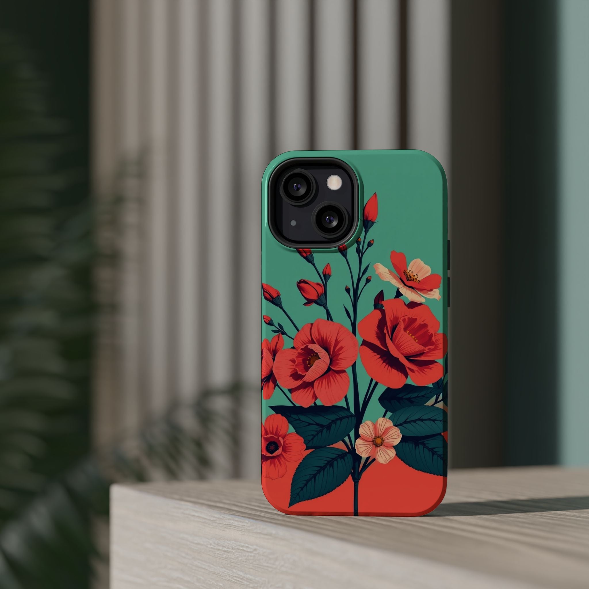 iPhone Pin-up Floral Cinematic Art Bold Modern Everyday Snap Case · iPhone Case