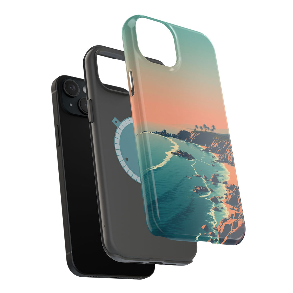 iPhone Radiant Pebble Beach Design Bold Modern Everyday Snap Case · iPhone Case