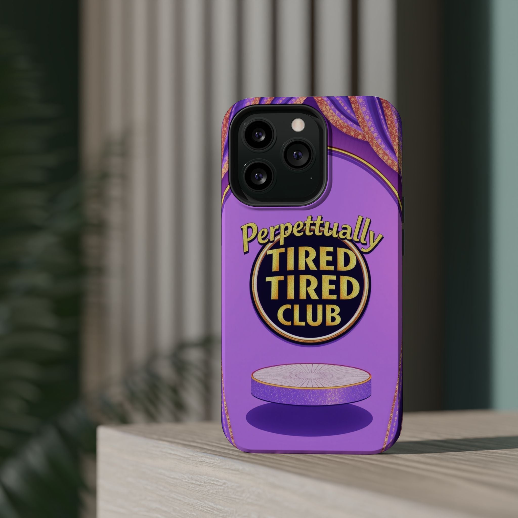 iPhone Perpetually Tired Club Bold Art Slim Everyday Designer Case · iPhone Case