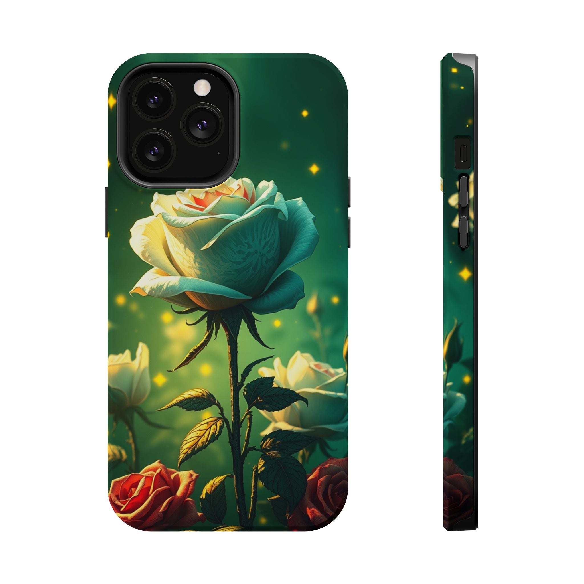 iPhone Earthy Rose Garden Design Bold Modern Everyday Snap Case · iPhone Case