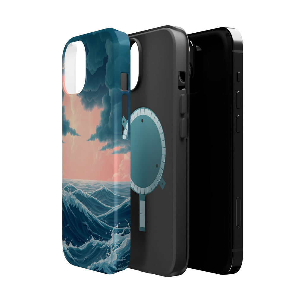 iPhone Storm at Sea 3D Digital Slim Everyday Designer Case · iPhone Case