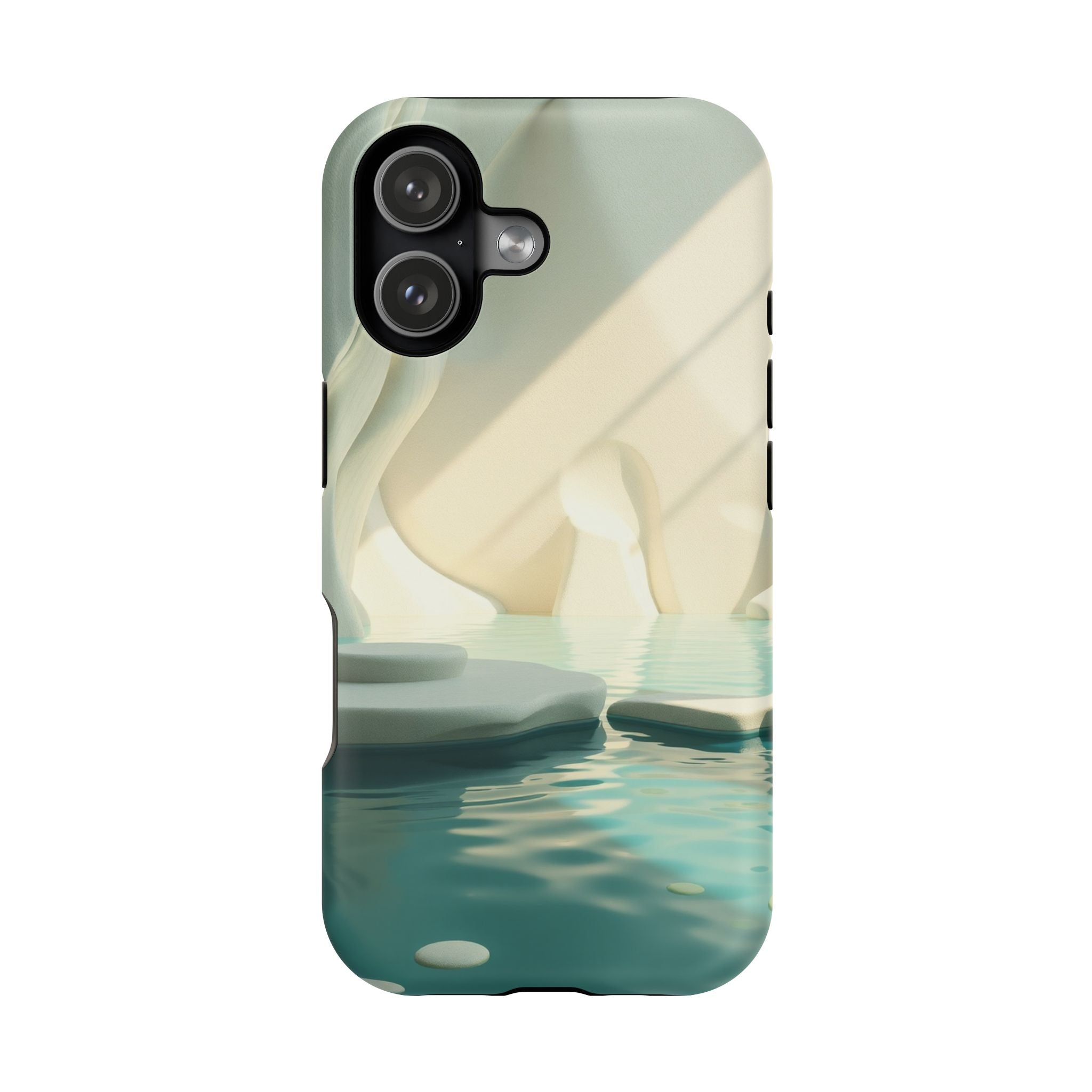 iPhone Tidal Pool 3D Digital Slim Everyday Designer Case · iPhone Case