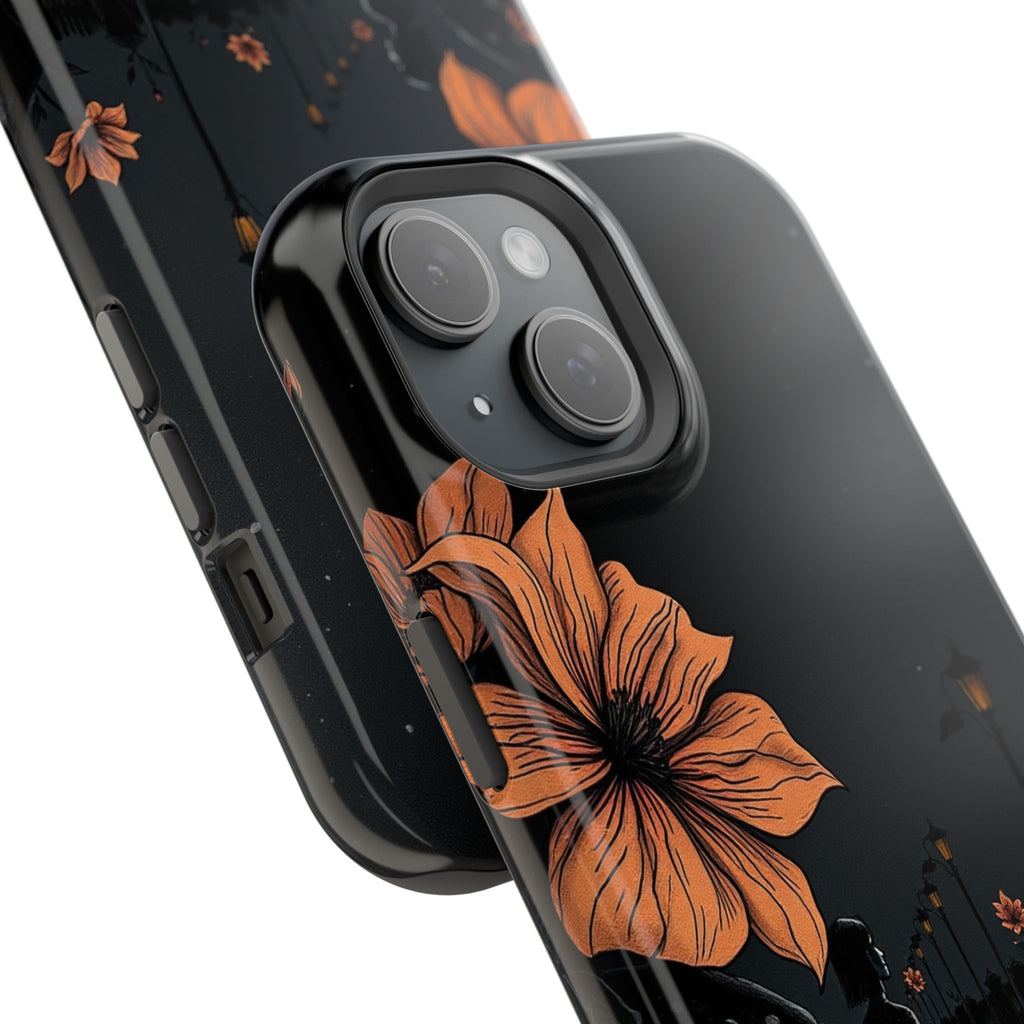 iPhone Night Bloomer Electric Art Bold Modern Everyday Snap Case · iPhone Case