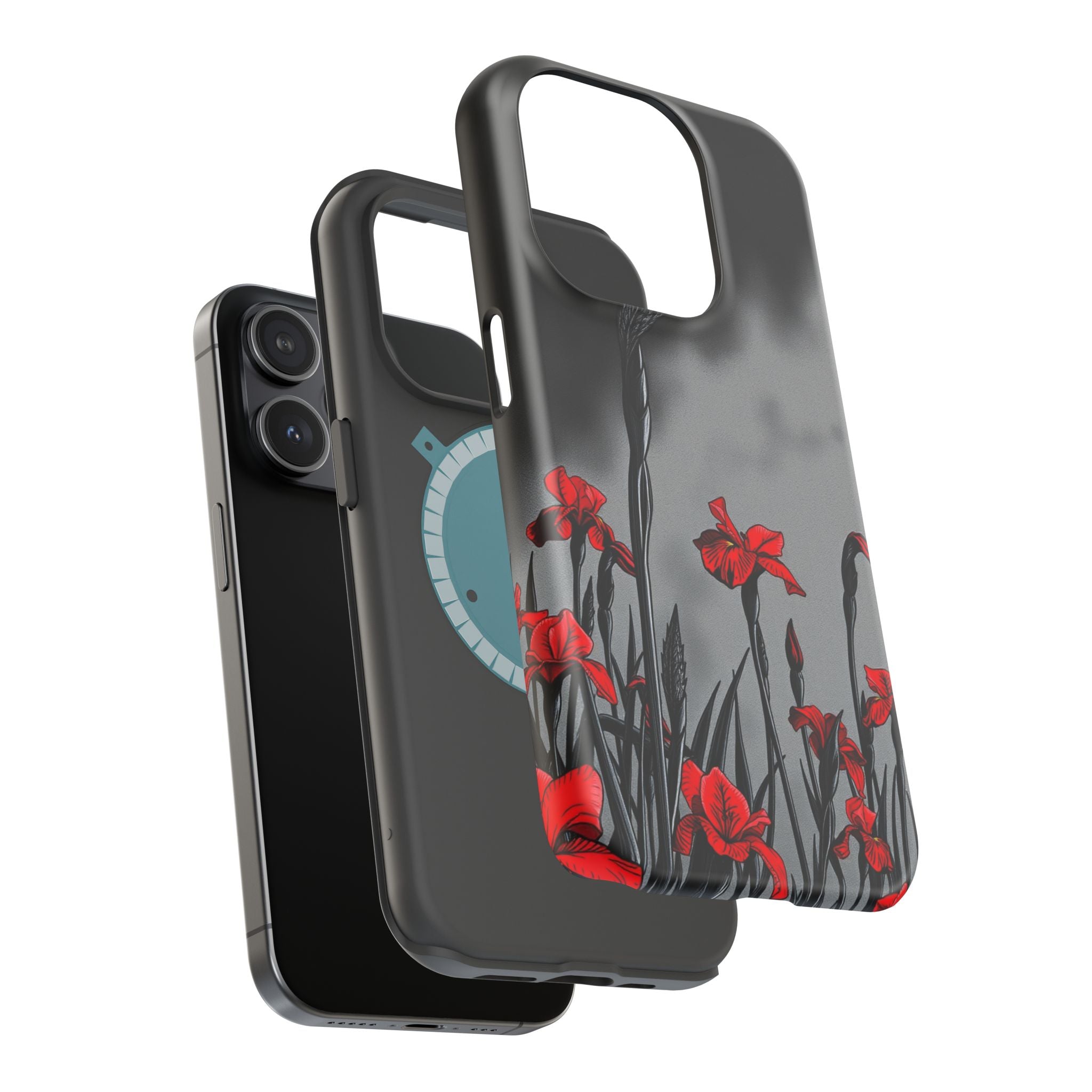 iPhone Iris Garden Cinematic Art Soft Finish Everyday Cas Slim Snap Case · iPhon