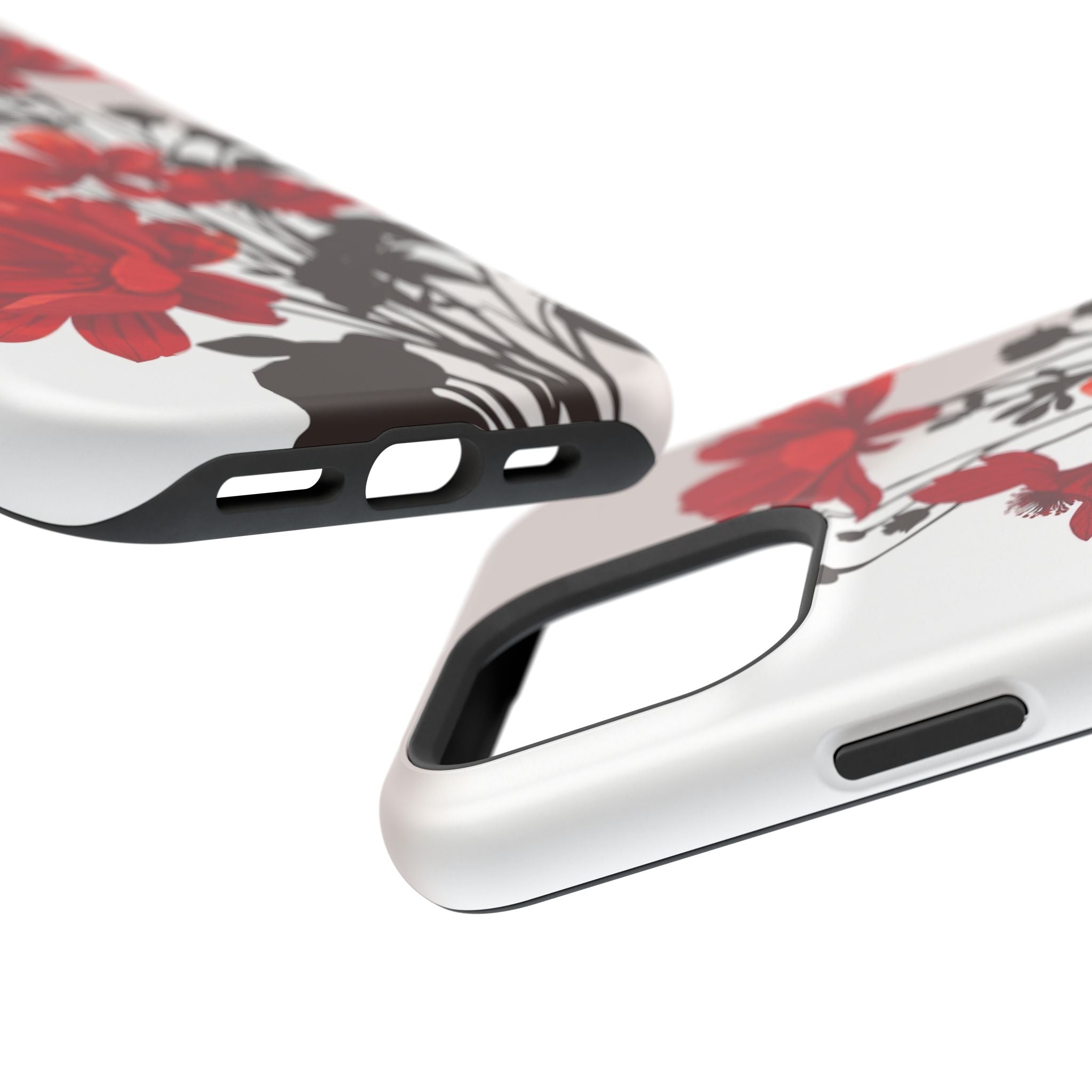 iPhone Floral Silhouette Cinematic Art Slim Snap Case · iPhone Case
