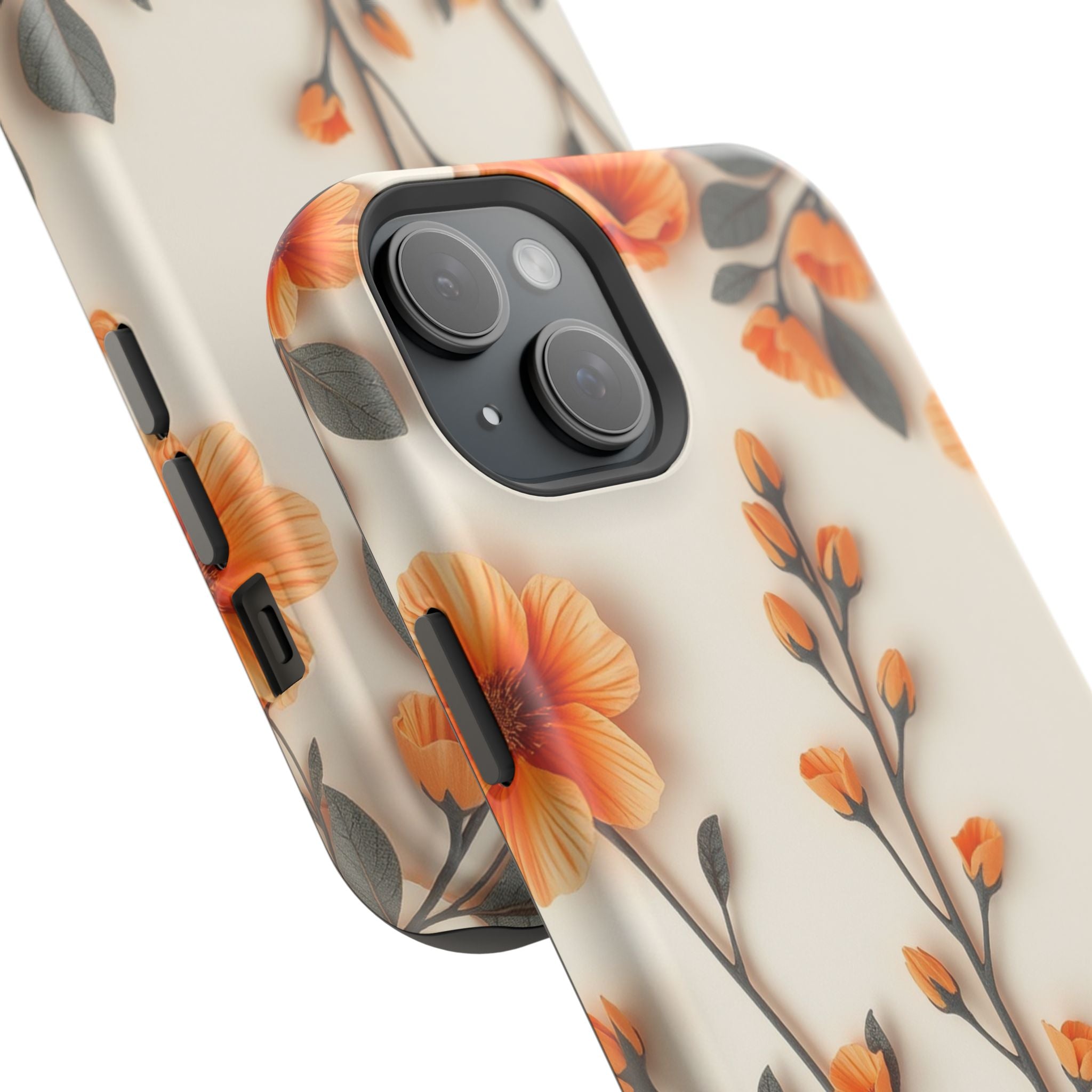 iPhone Vintage Botanical Print Paper Cut Art Slim iPhone Everyday · iPhone Case