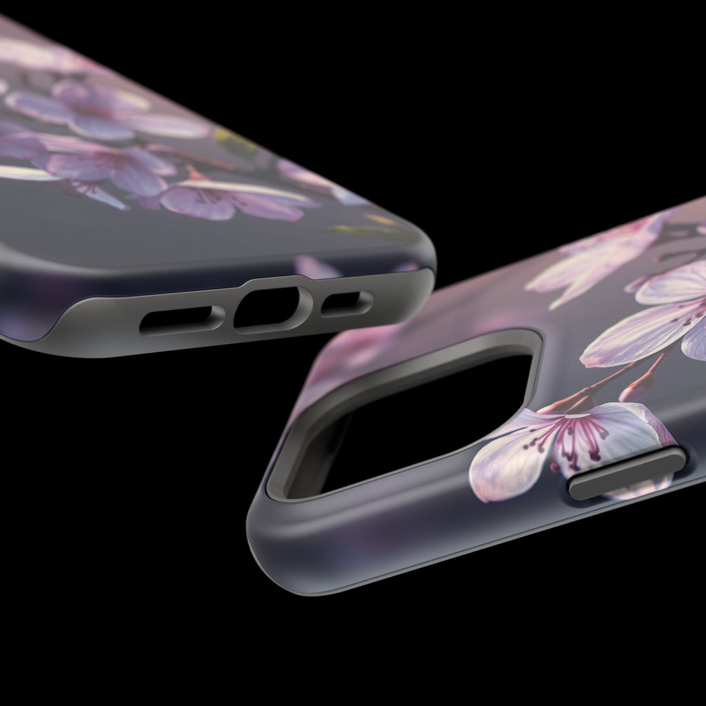 iPhone Cherry Blossom Enchanted Art Artistic Everyday Cas Slim Snap Case · iPhon