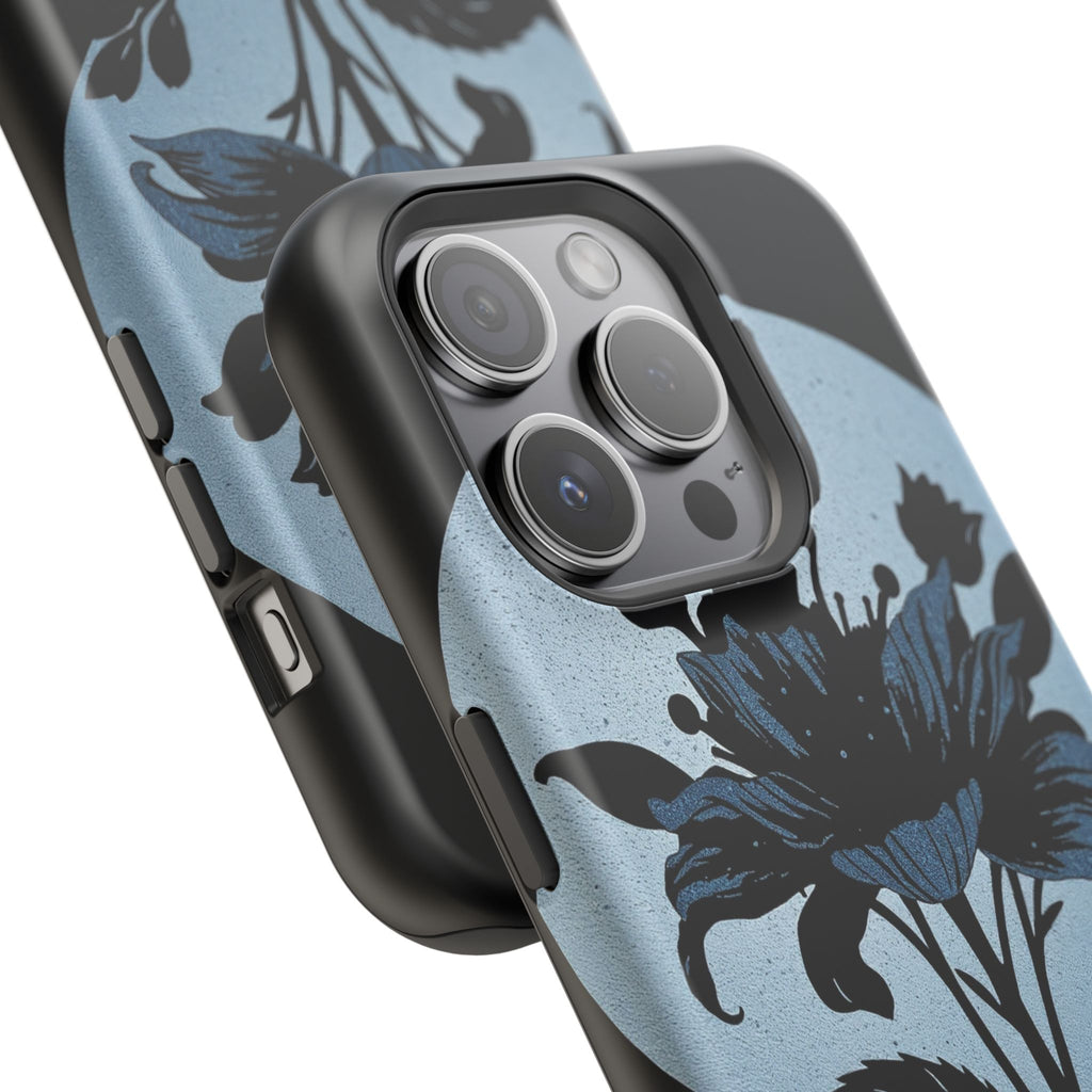iPhone Radiant Floral Silhouette Design Slim Everyday Designer Case · iPhone Cas