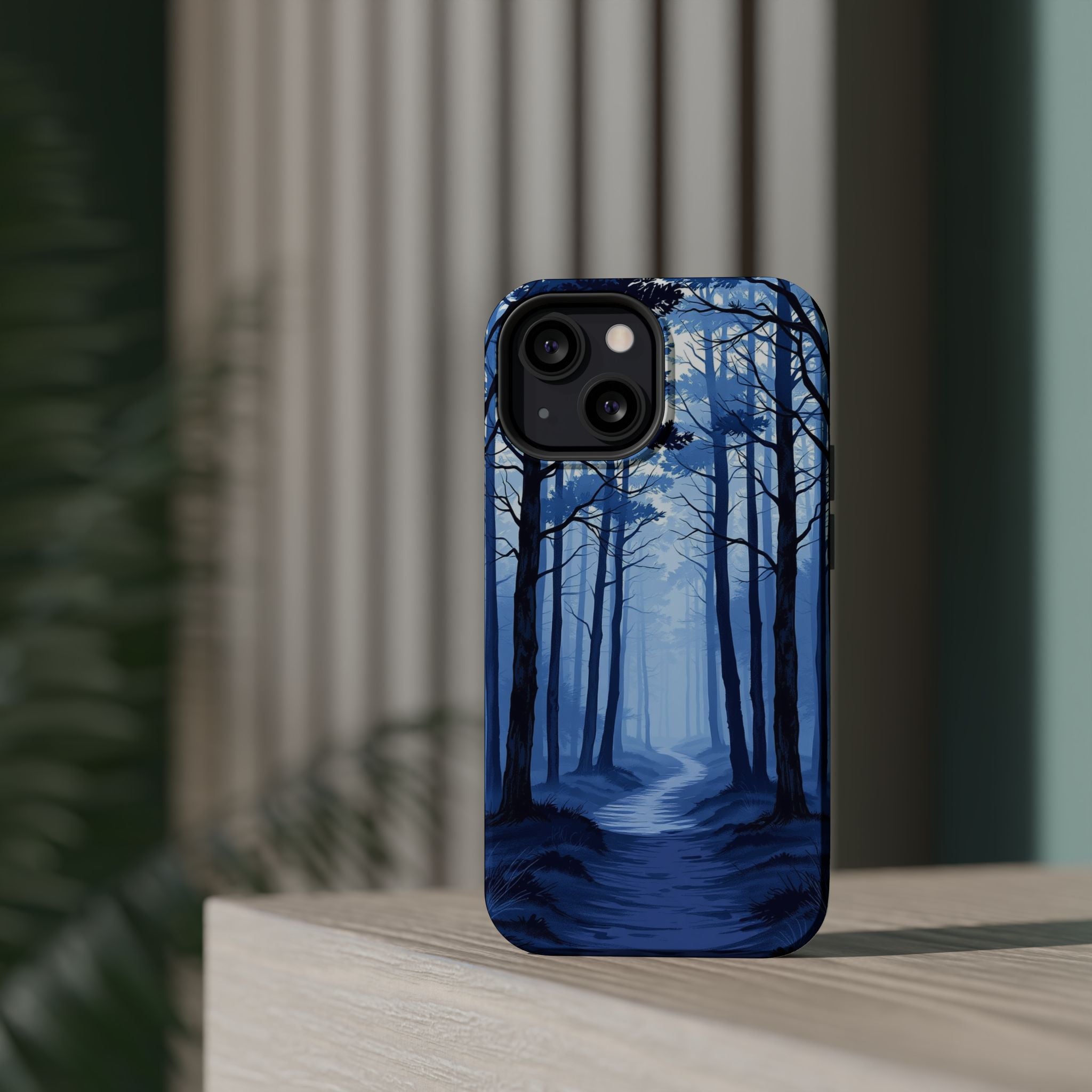 iPhone Misty Forest Path Hand-Drawn Sketch Slim iPhone Everyday · iPhone Case