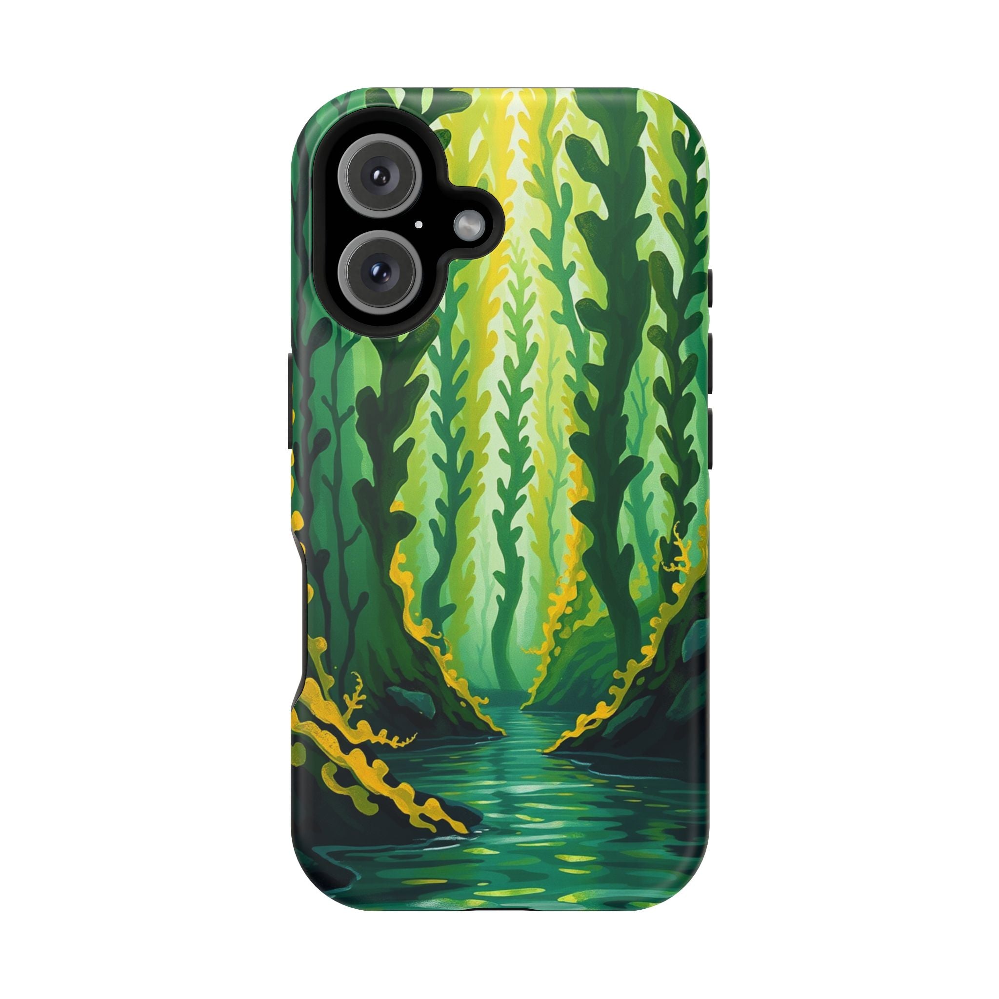 iPhone Kelp Forest Oil Painting Impressionist Slim iPhone Everyday · iPhone Case