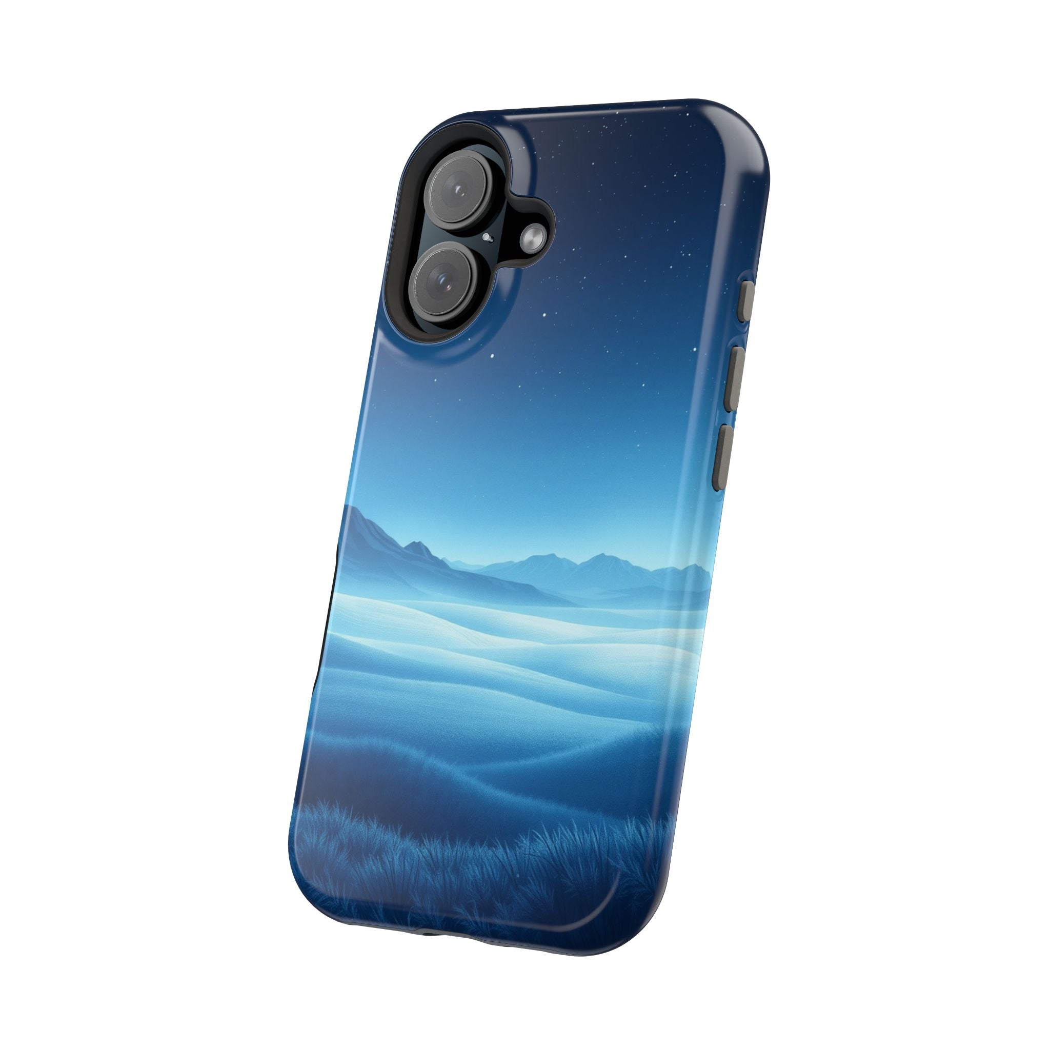 iPhone Midnight Blue And Silver Tundra Expanse Clean iPhone 17 Minimal · iPhone