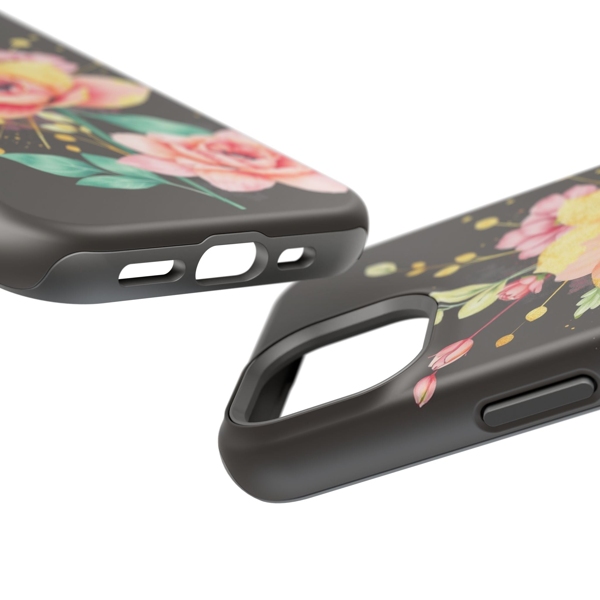 iPhone Earthy Floral Watercolor Splash Design Clean iPhone 14 Minimal · iPhone C