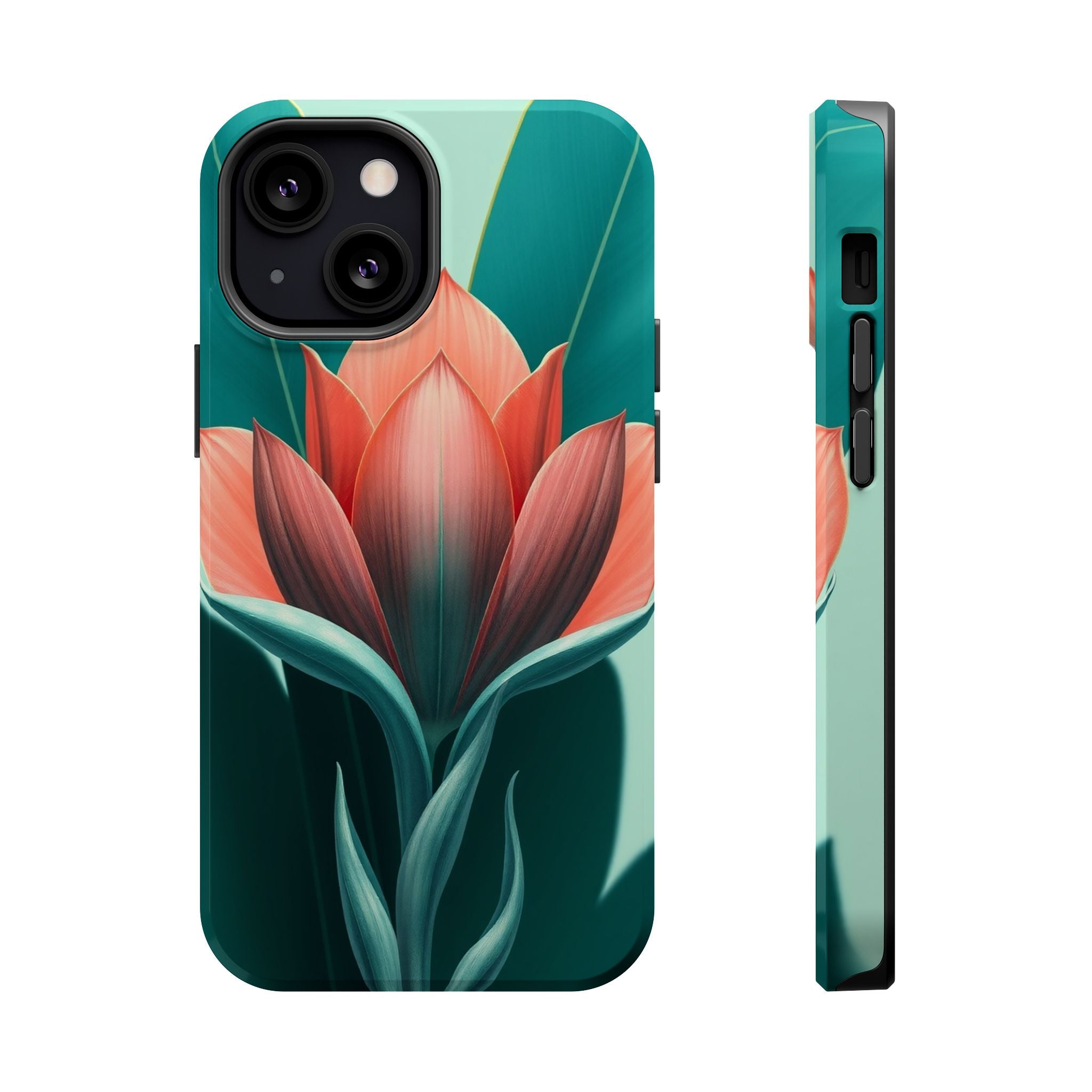 iPhone Dreamy Botanical Illustration Design Soft iPhone 14 Finish · iPhone Case