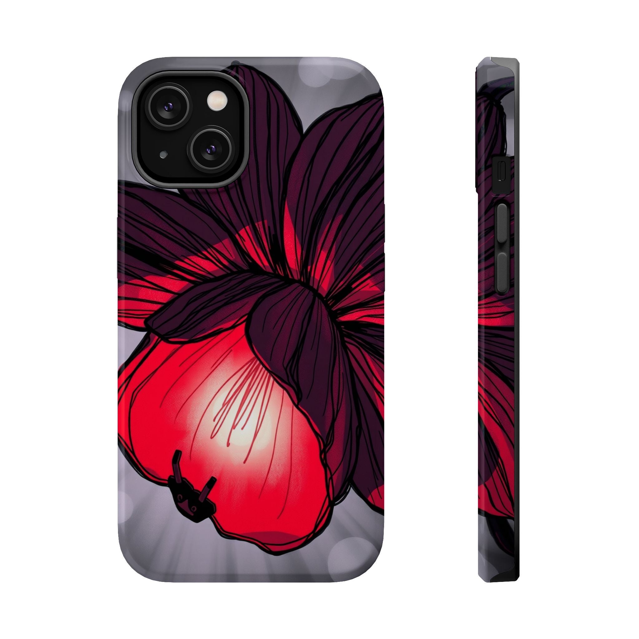 iPhone Night Bloomer Hand-Drawn Sketch Slim Everyday Designer Case · iPhone Case