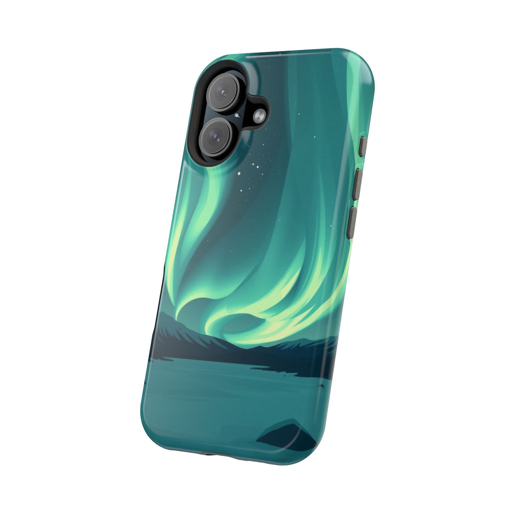 iPhone Northern Lights Abstract Geometric Slim iPhone Everyday Designer · iPhone