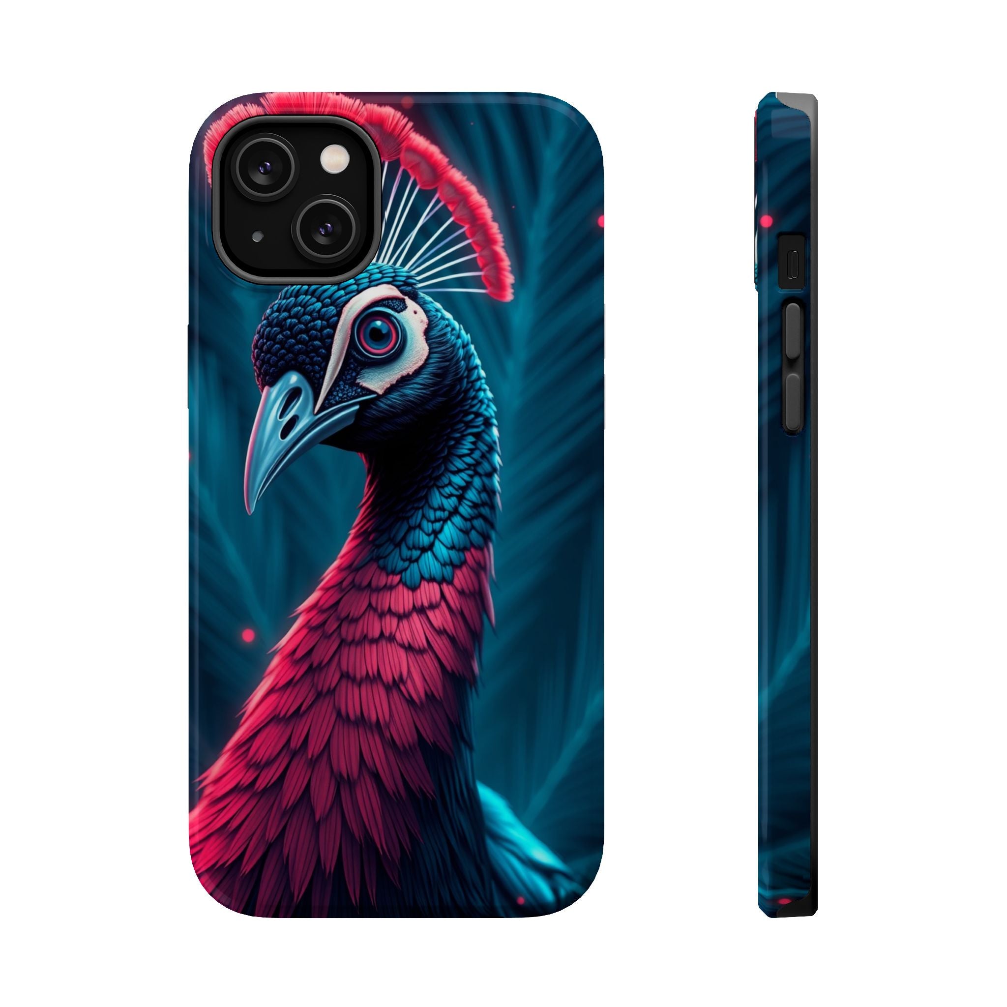 iPhone Nouveau Peacock Electric Art Slim Everyday Designer Case · iPhone Case