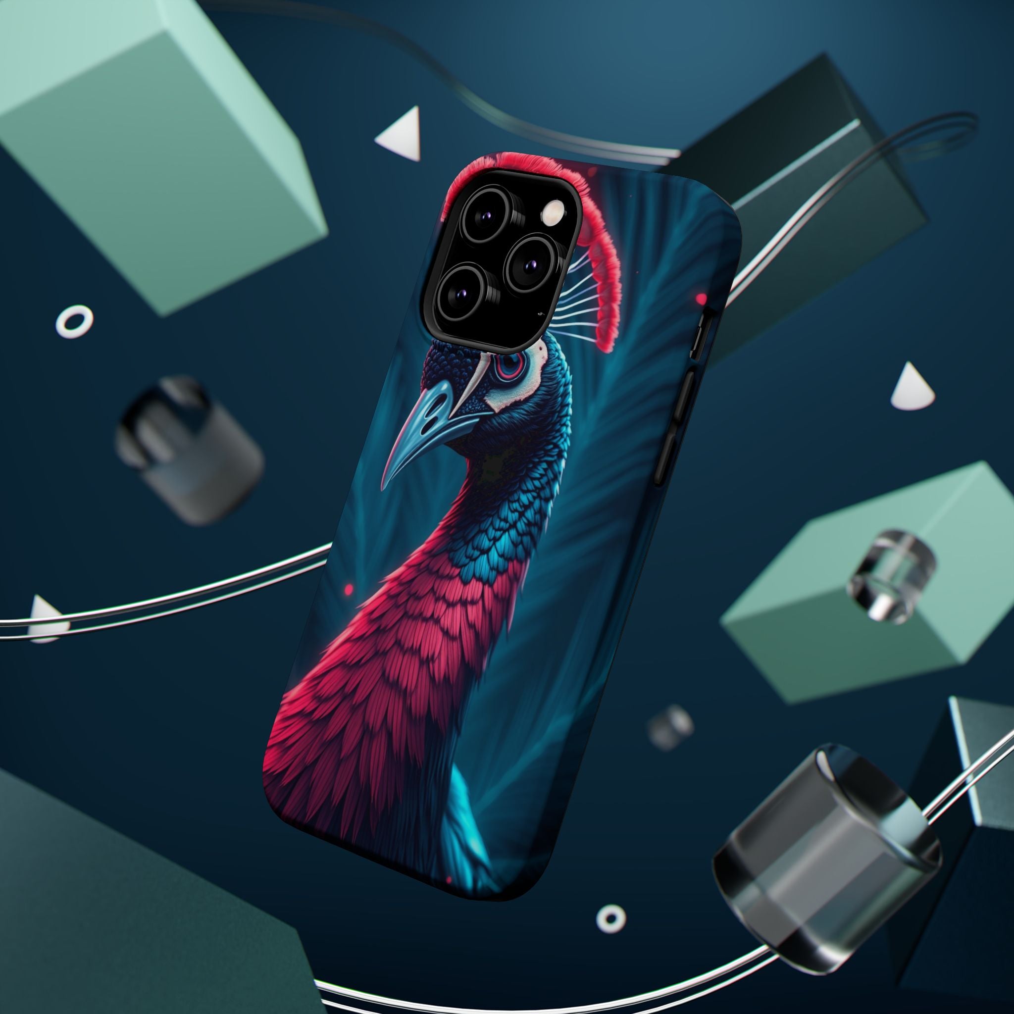 iPhone Nouveau Peacock Electric Art Slim Everyday Designer Case · iPhone Case