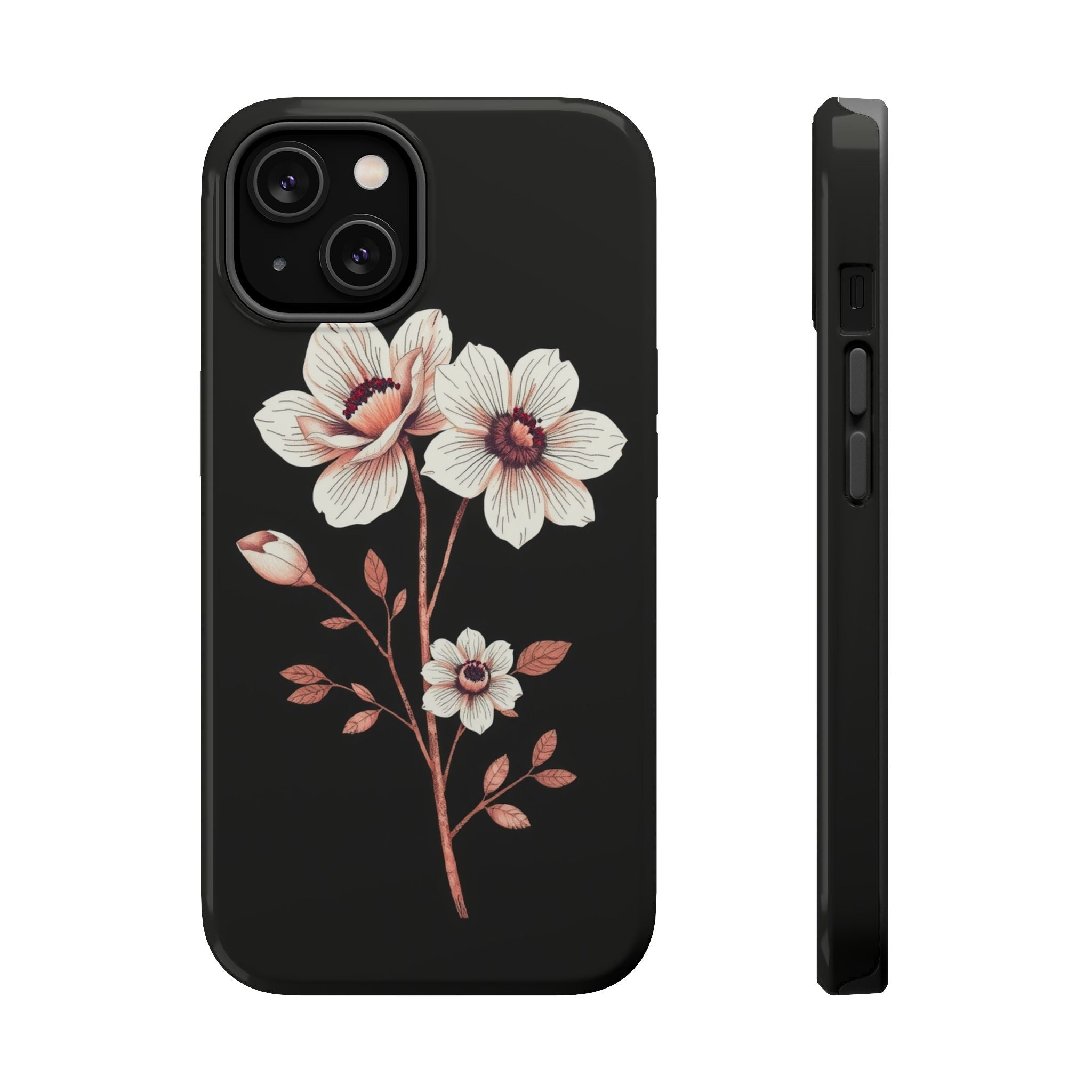iPhone Serene Vintage Botanical Print Design Slim iPhone Everyday · iPhone Case