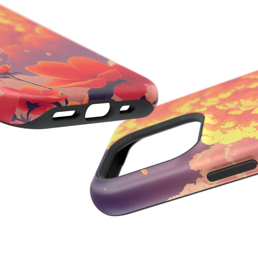 iPhone Sunset Amber And Peach Petal Storm Slim iPhone Everyday Designer · iPhone