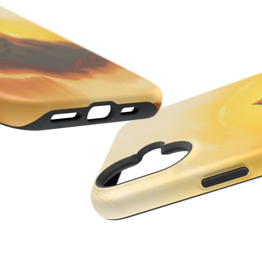 iPhone Mustard And Rust Mountain at Sunrise Slim iPhone Everyday · iPhone Case